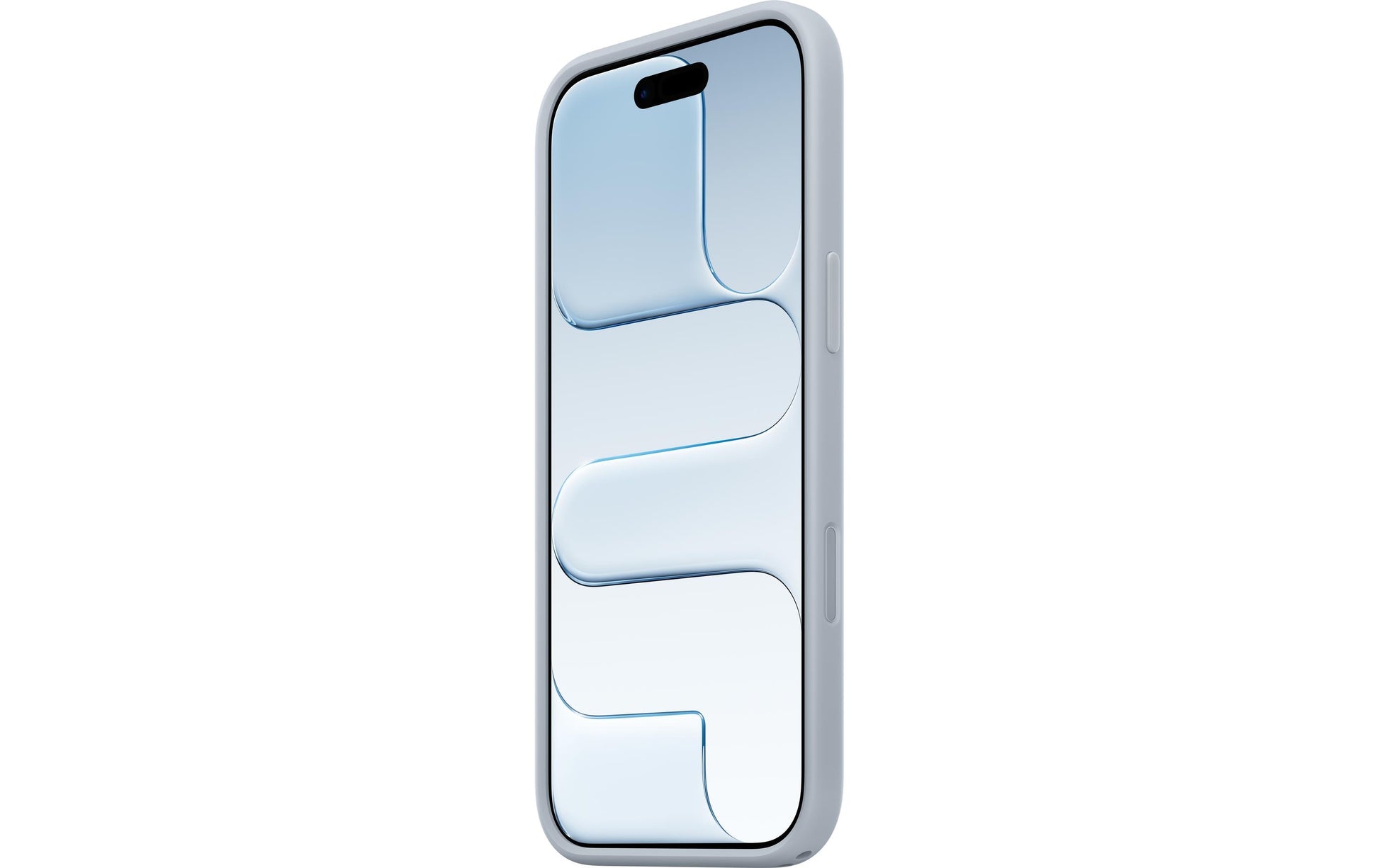 Apple Backcover – für Apple iPhone Air – hellblau – PC – mit Kartenfach, mit Kordel