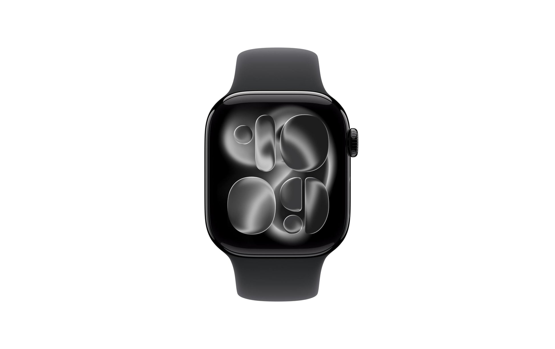 Apple Watch Series 11 42 mm GPS + Cellular – Aluminium Schwarz, Sportarmband, Schwarz, M/L, 50 m, für iPhone