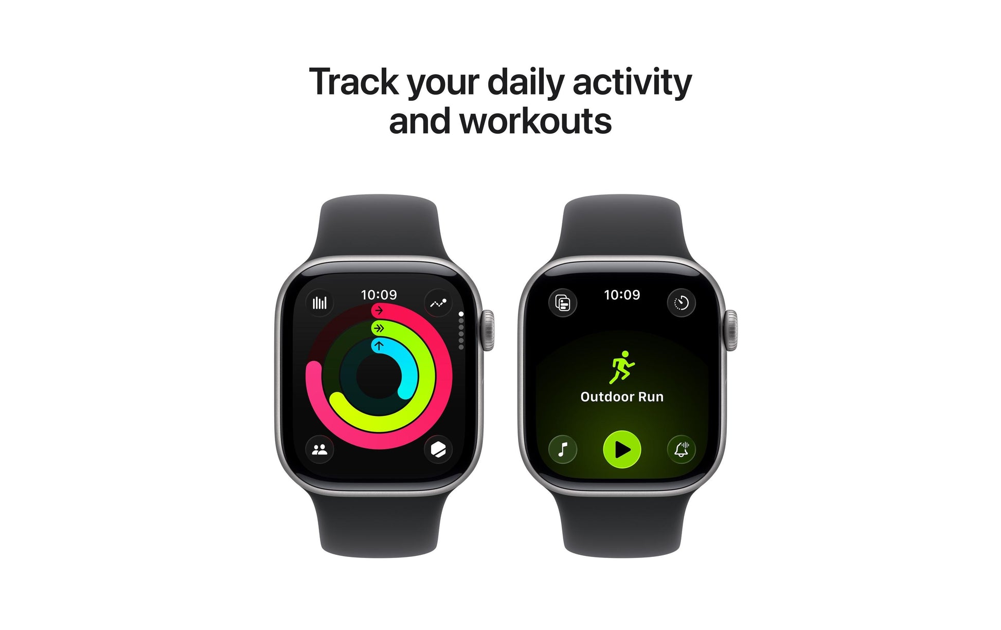 Apple Watch S11 – Smartwatch – 36 mm, GPS, OLED, 50 m, Space Grey Aluminium, S/M, Sportarmband