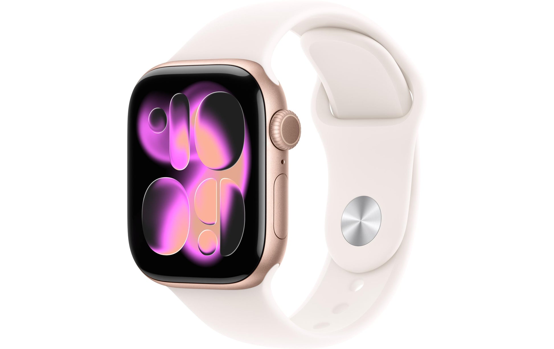 Apple Watch S11 – Smartwatch – 36 mm, GPS, OLED, 50 m, Roségold (Aluminium), Light Blush, M/L