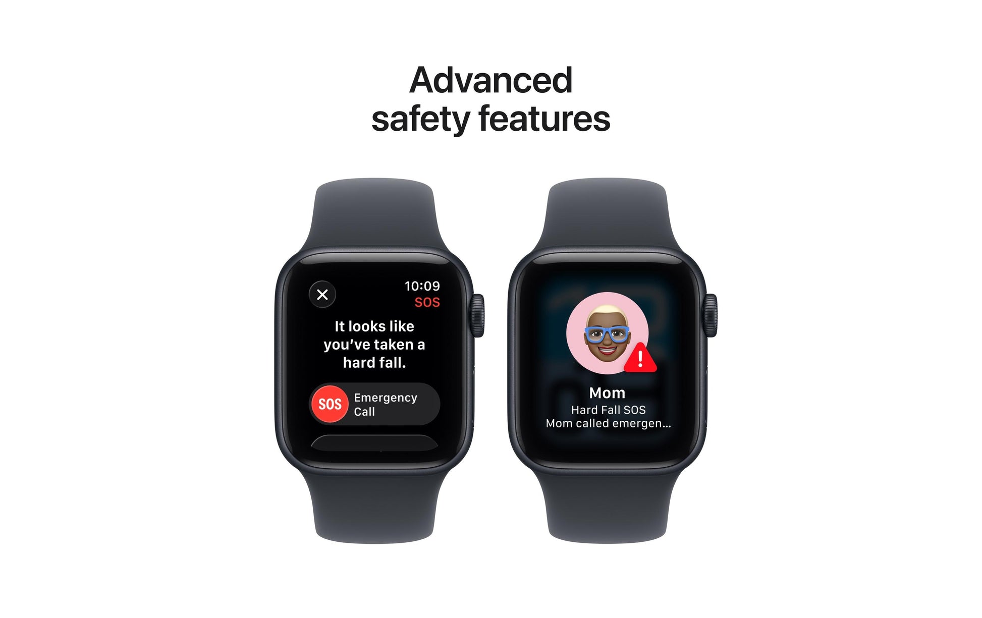 Apple Watch SE (2025) – Smartwatch – 40 mm, GPS, OLED, Ion-X Glas, 50 m, Mitternacht, Bandgrösse S/M