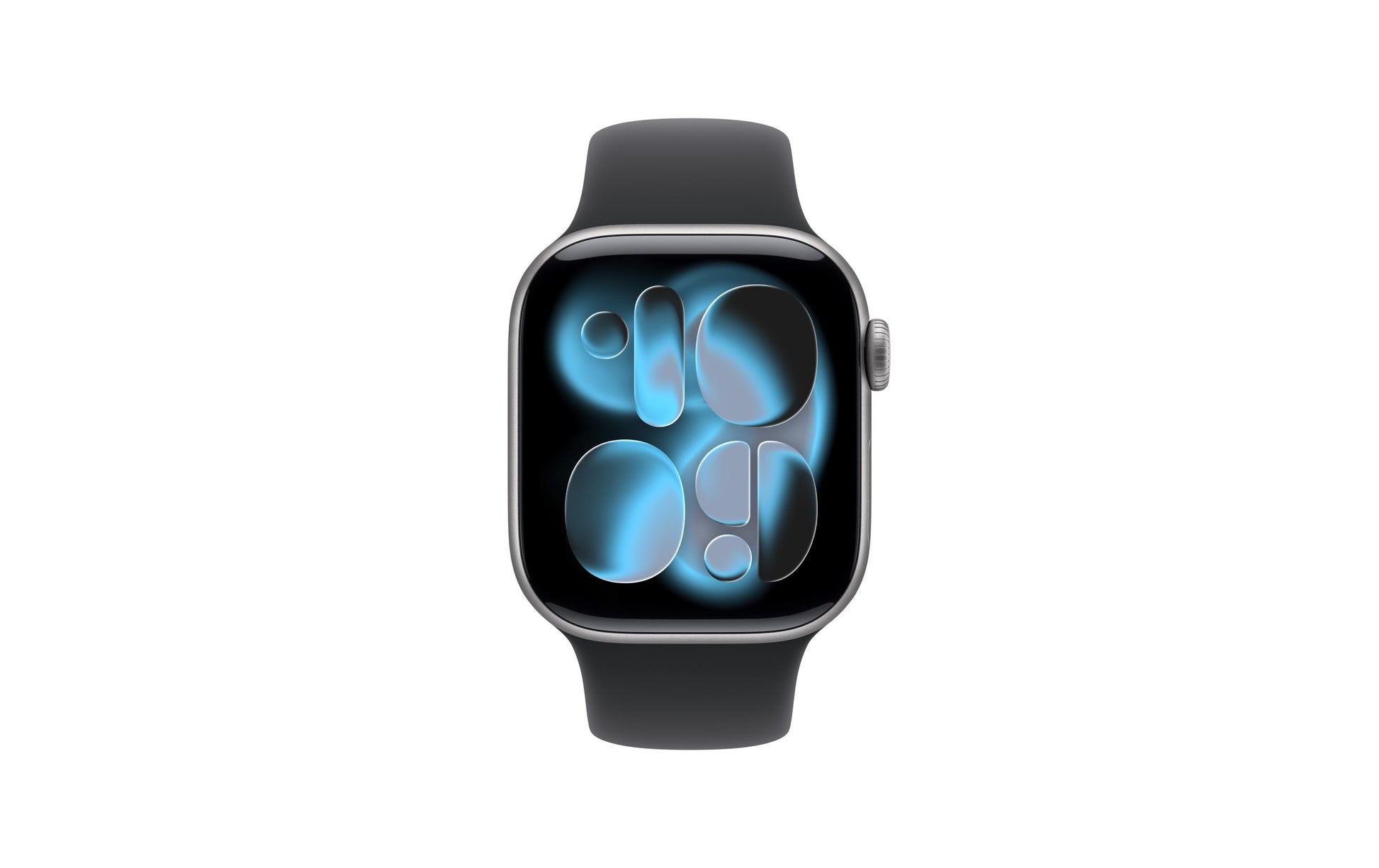 Apple Watch Series 11 42 mm GPS + Cellular – Aluminium Grau, Sportarmband, Schwarz, S/M, 50 m, für iPhone