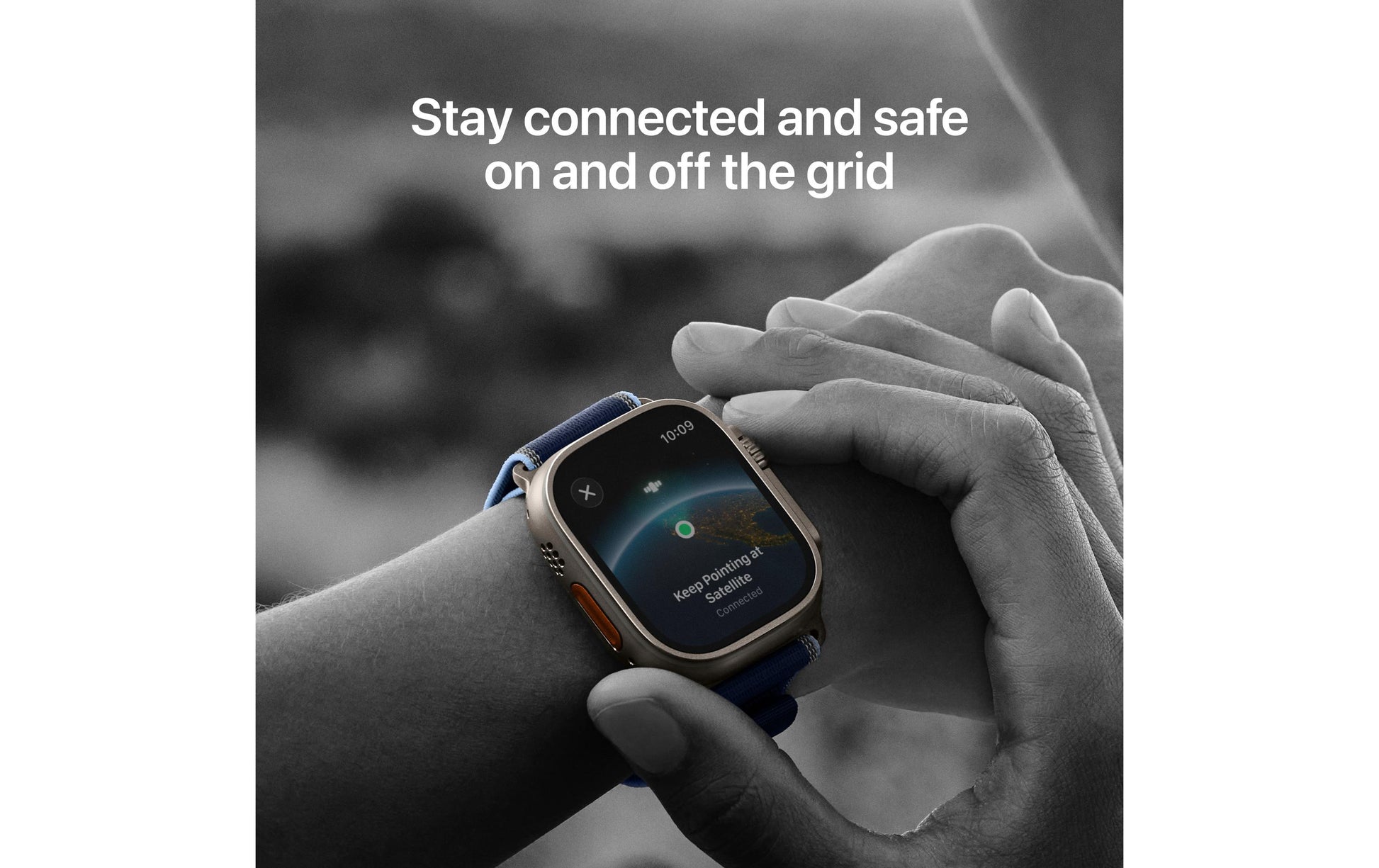 Apple Watch Ultra 3 49 mm GPS + Cellular – Titan Schwarz, Alpine Loop, M, 100 m, für iPhone