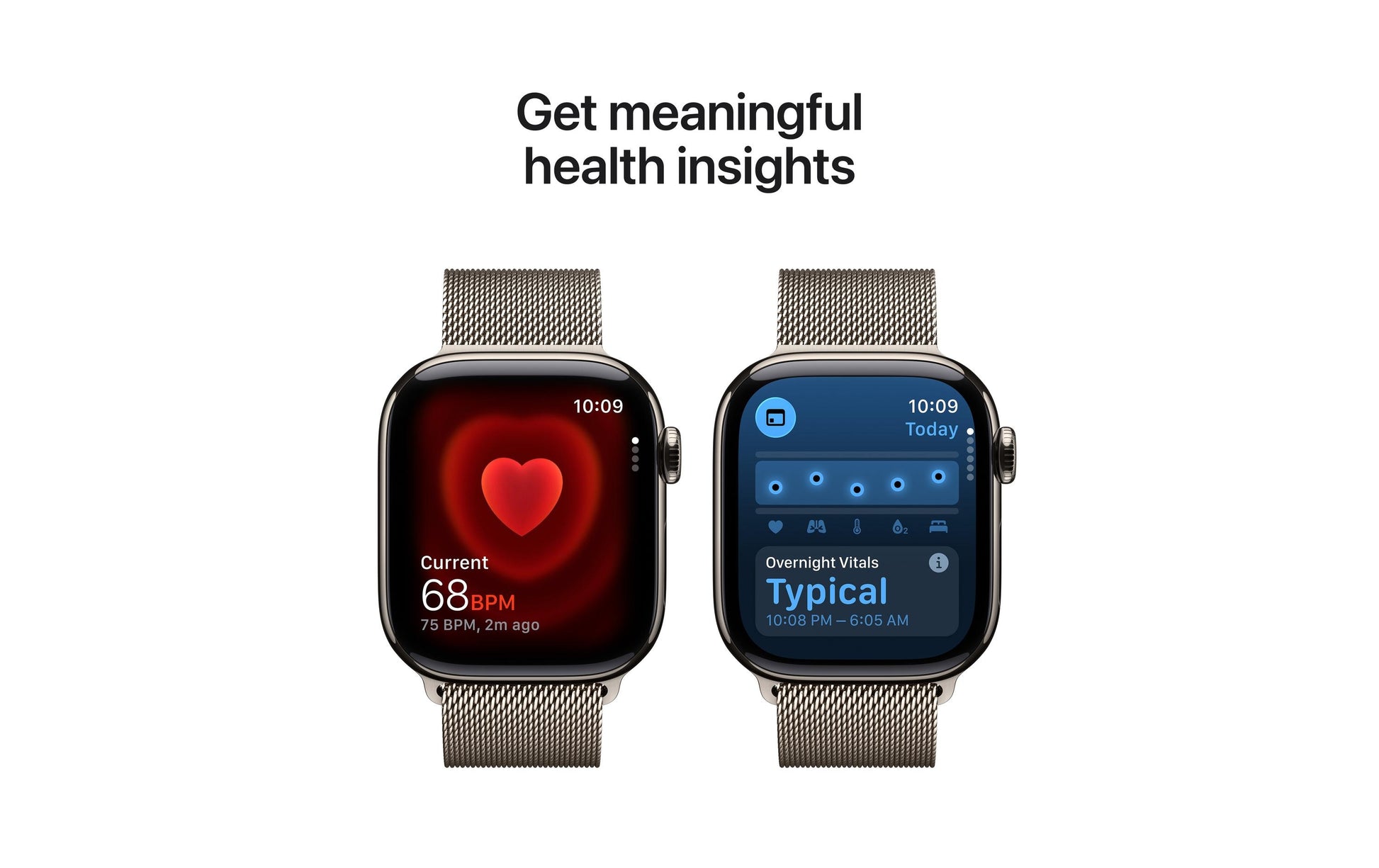 Apple Watch Series 11 42 mm GPS + Cellular – Titan, Milanese Loop, 50 m, für iPhone