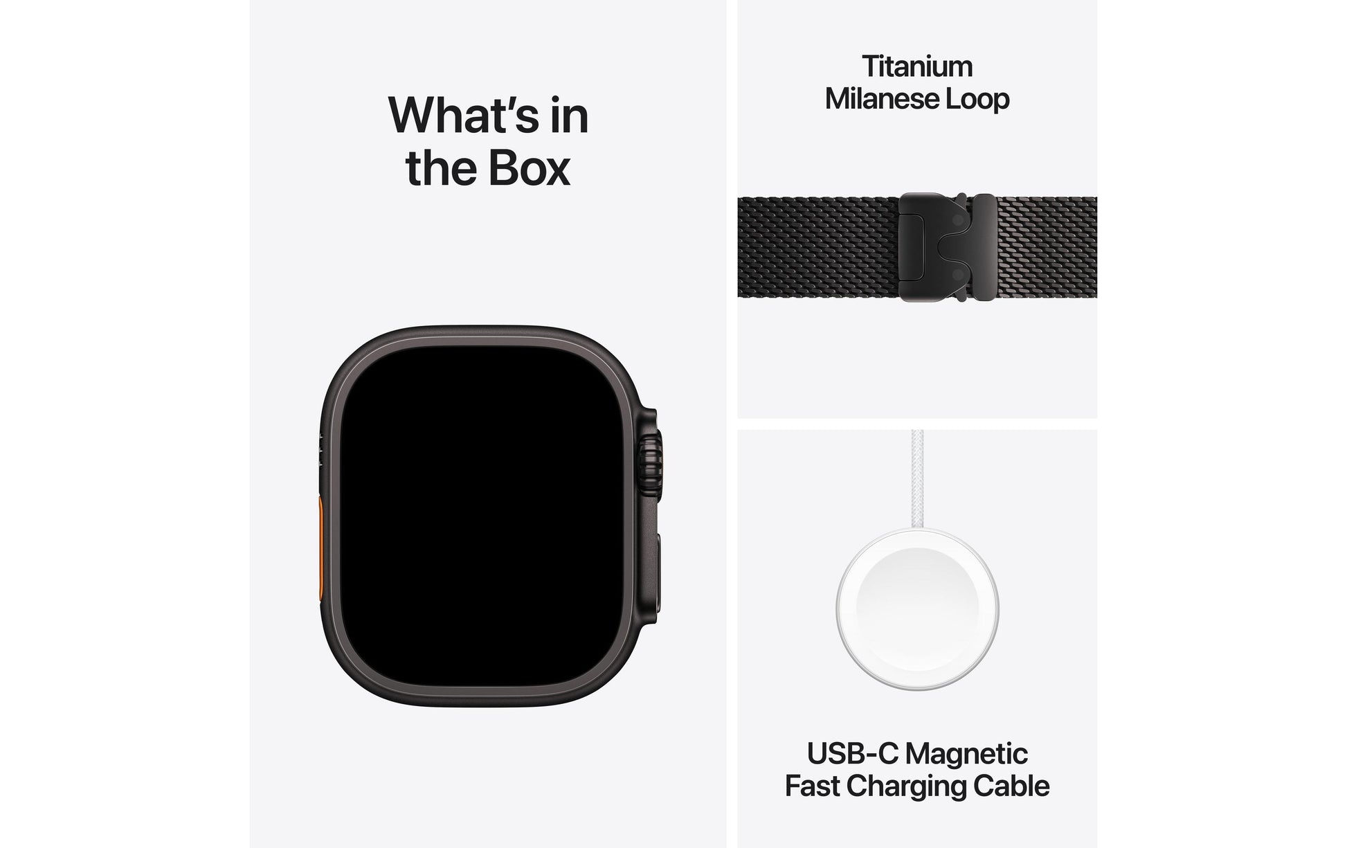 Apple Watch Ultra 3 (2025) – Smartwatch – 49 mm, GPS, 5G, OLED, Saphirglas, 100 m, Schwarz Titan