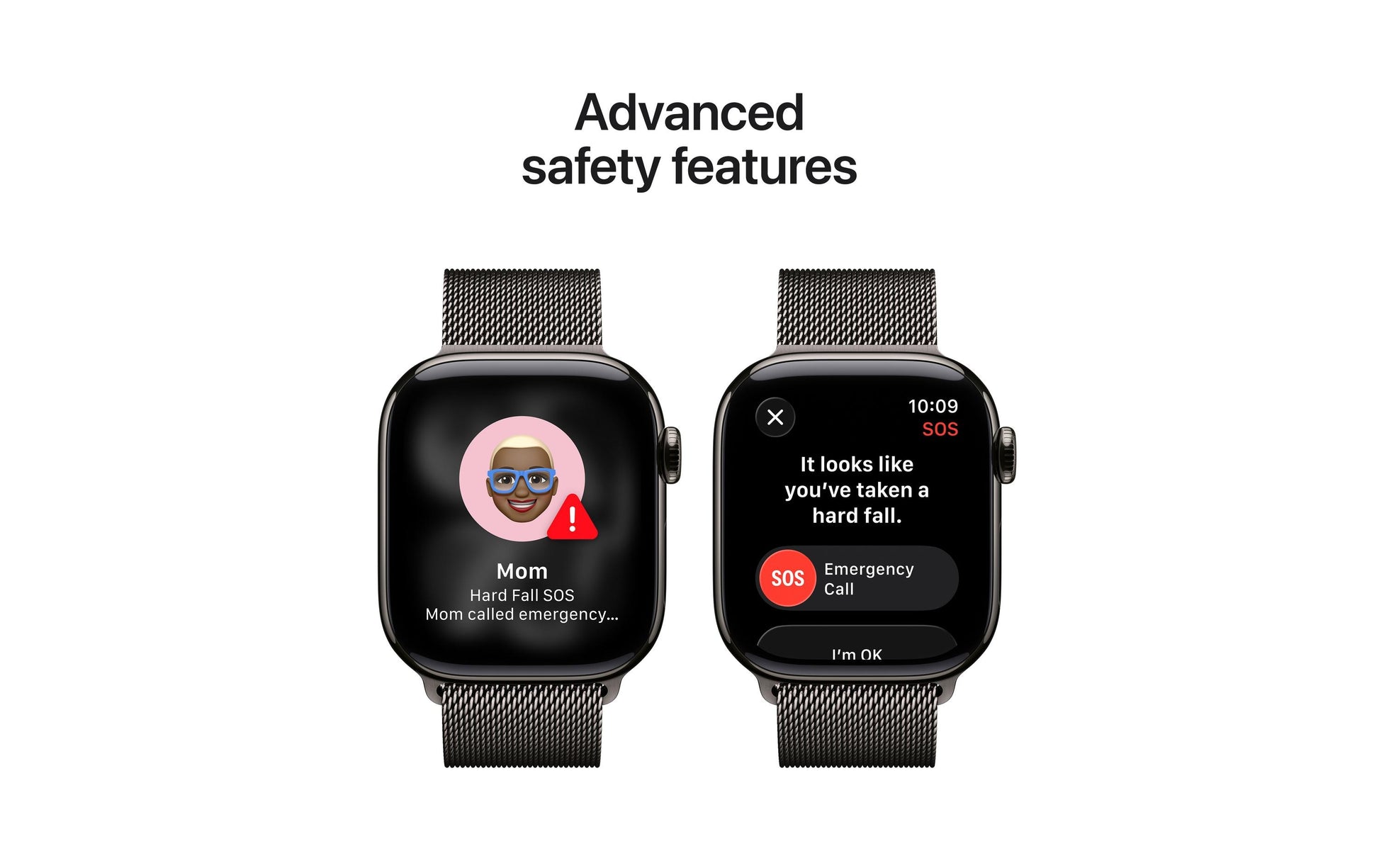 Apple Watch Series 11 42 mm GPS + Cellular – Titan, Milanese Loop, Schiefer, 50 m, für iPhone