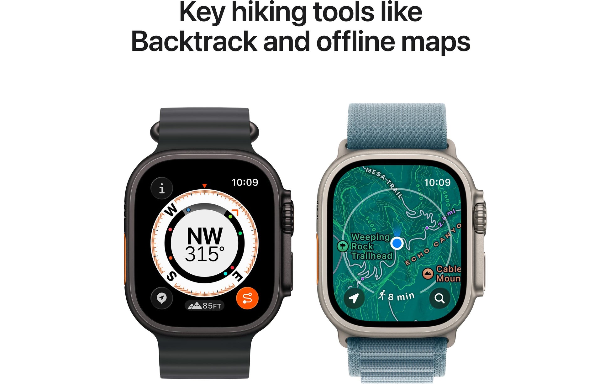 Apple Watch Ultra 3 (2025) – Smartwatch – 49 mm, GPS, OLED, Saphirglas, 100 m, Natürliches Titan