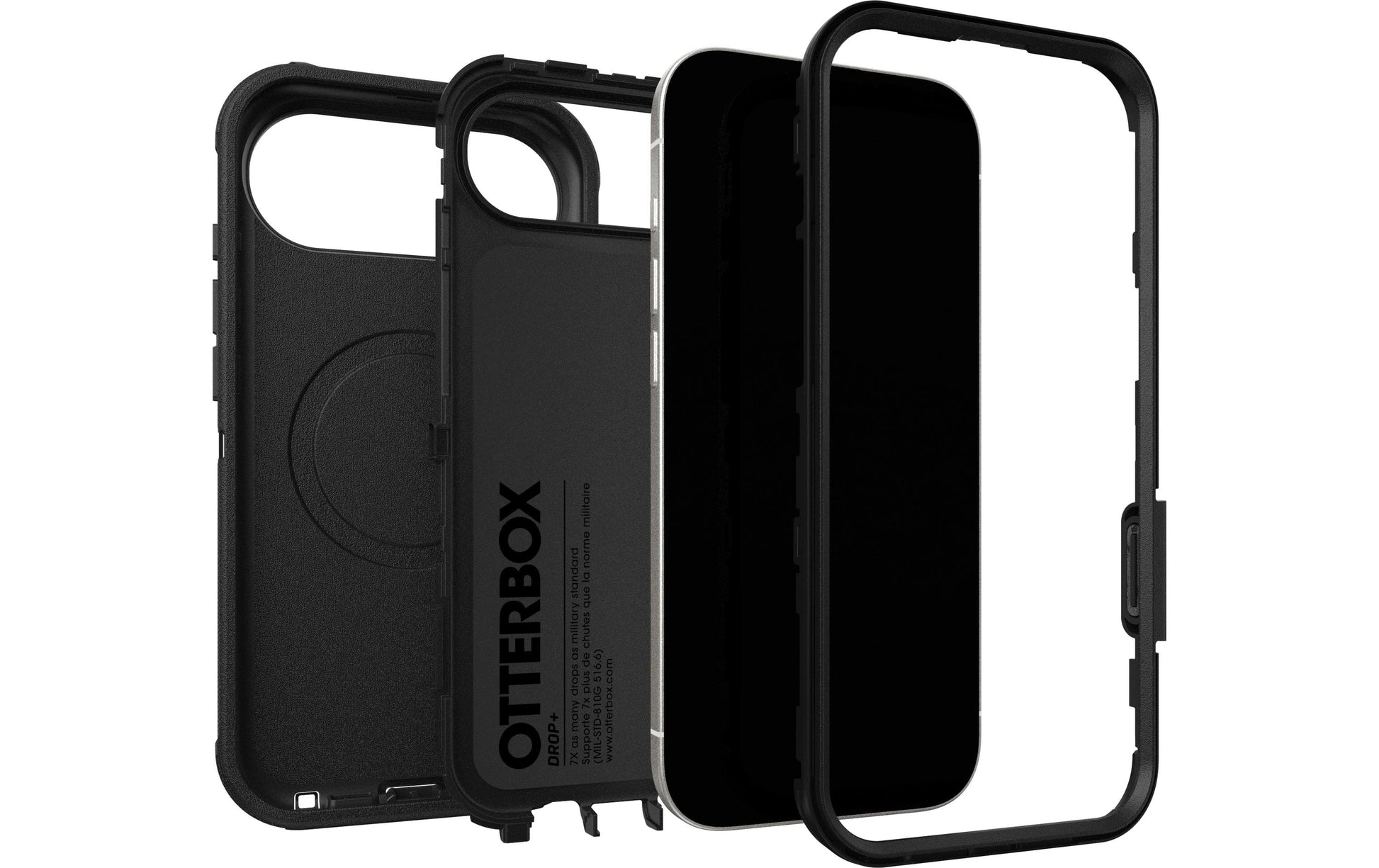 OtterBox Backcover Defender Pro – für Apple iPhone Air – schwarz – PC – MagSafe-kompatibel