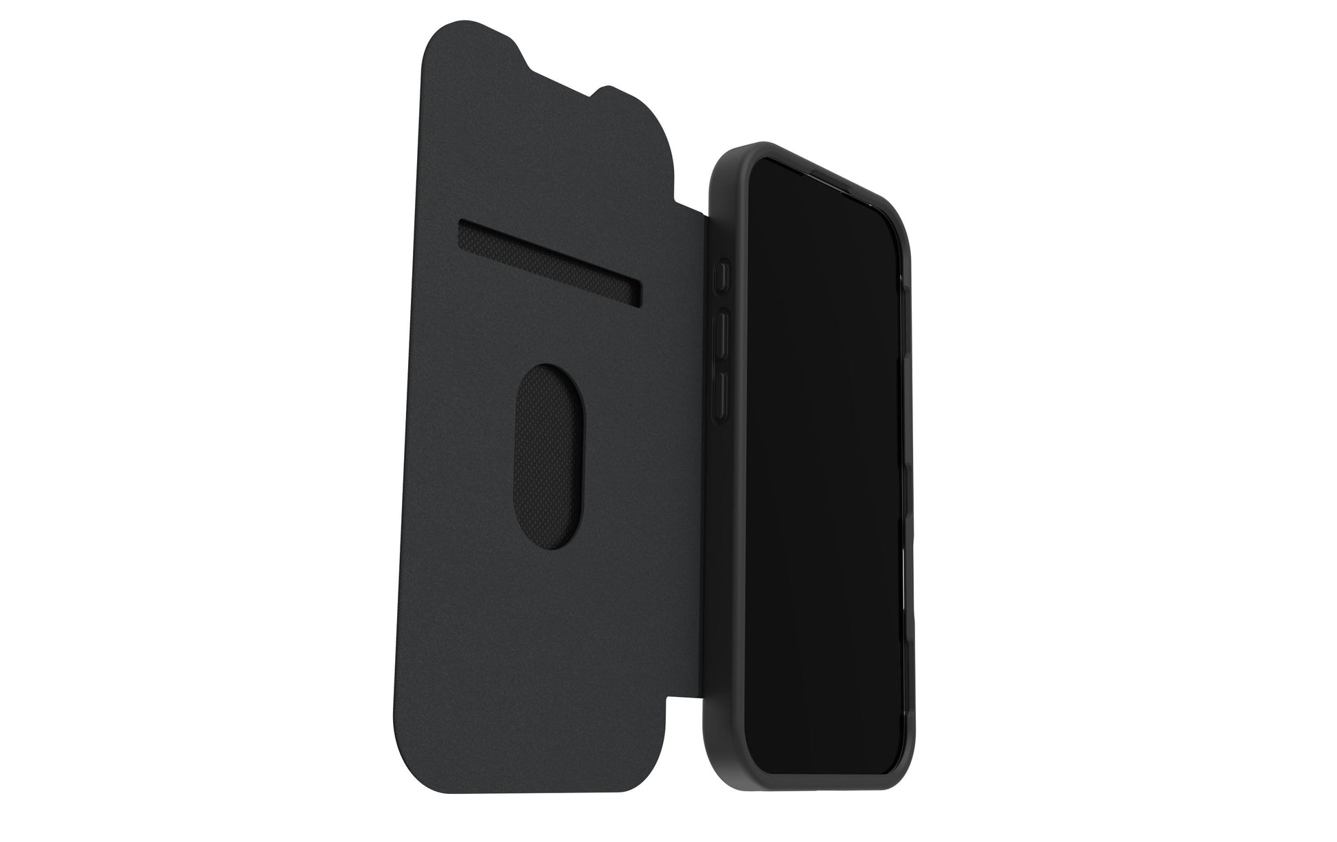 OtterBox Booklet-Hülle React Folio – für Apple iPhone 17 – transparent/schwarz – MagSafe-kompatibel