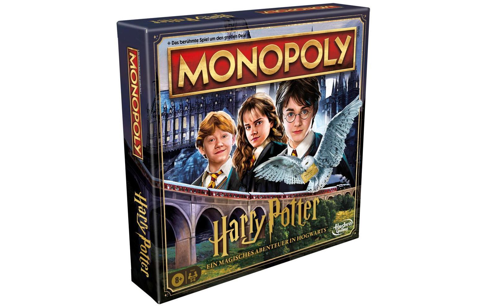 Hasbro Monopoly Harry Potter – Brettspiel, 2–6 Spieler, ab 8 Jahren, 60 Min., DE