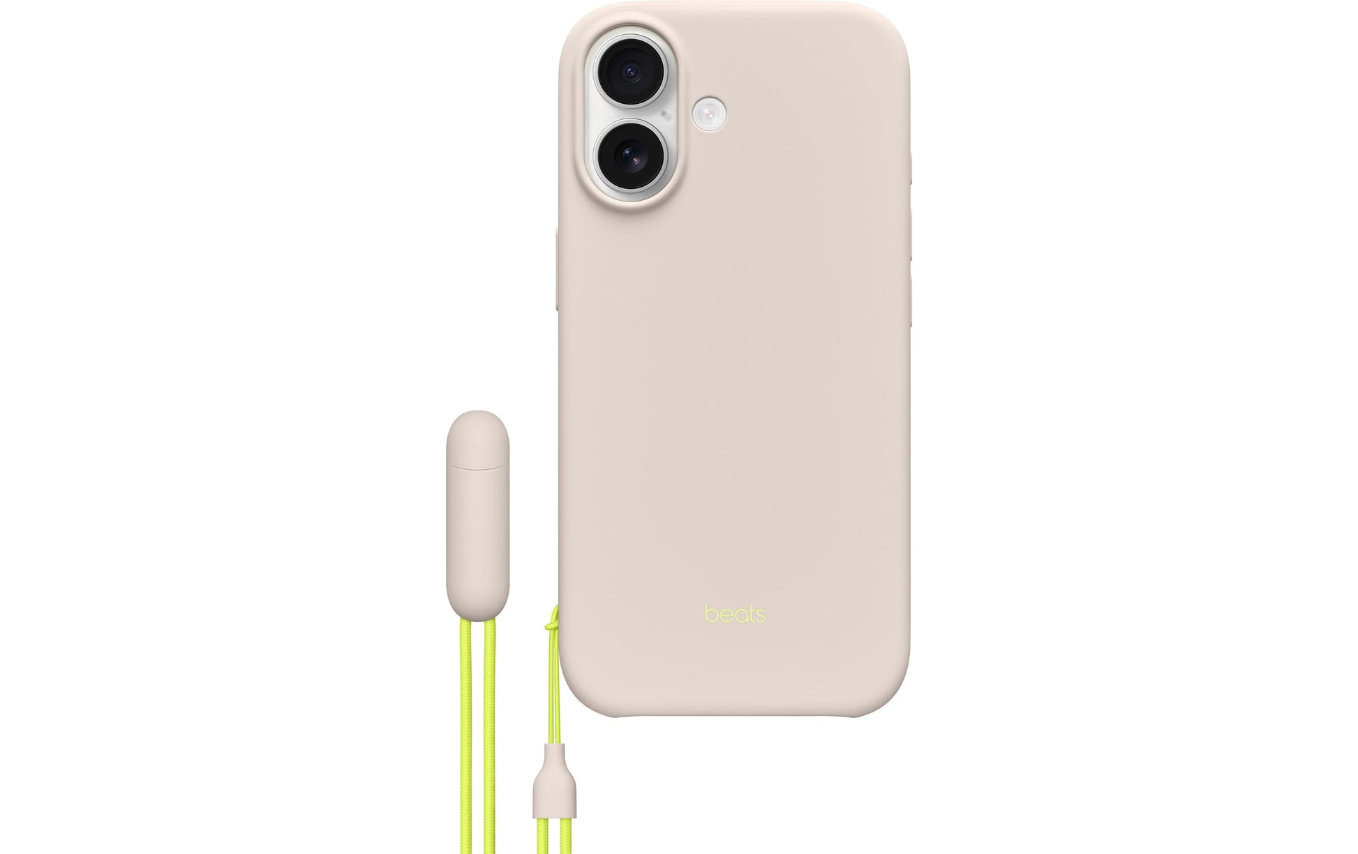 Apple Backcover – für Apple iPhone 17 – beige – Kunststoff – MagSafe-kompatibel, mit Kordel