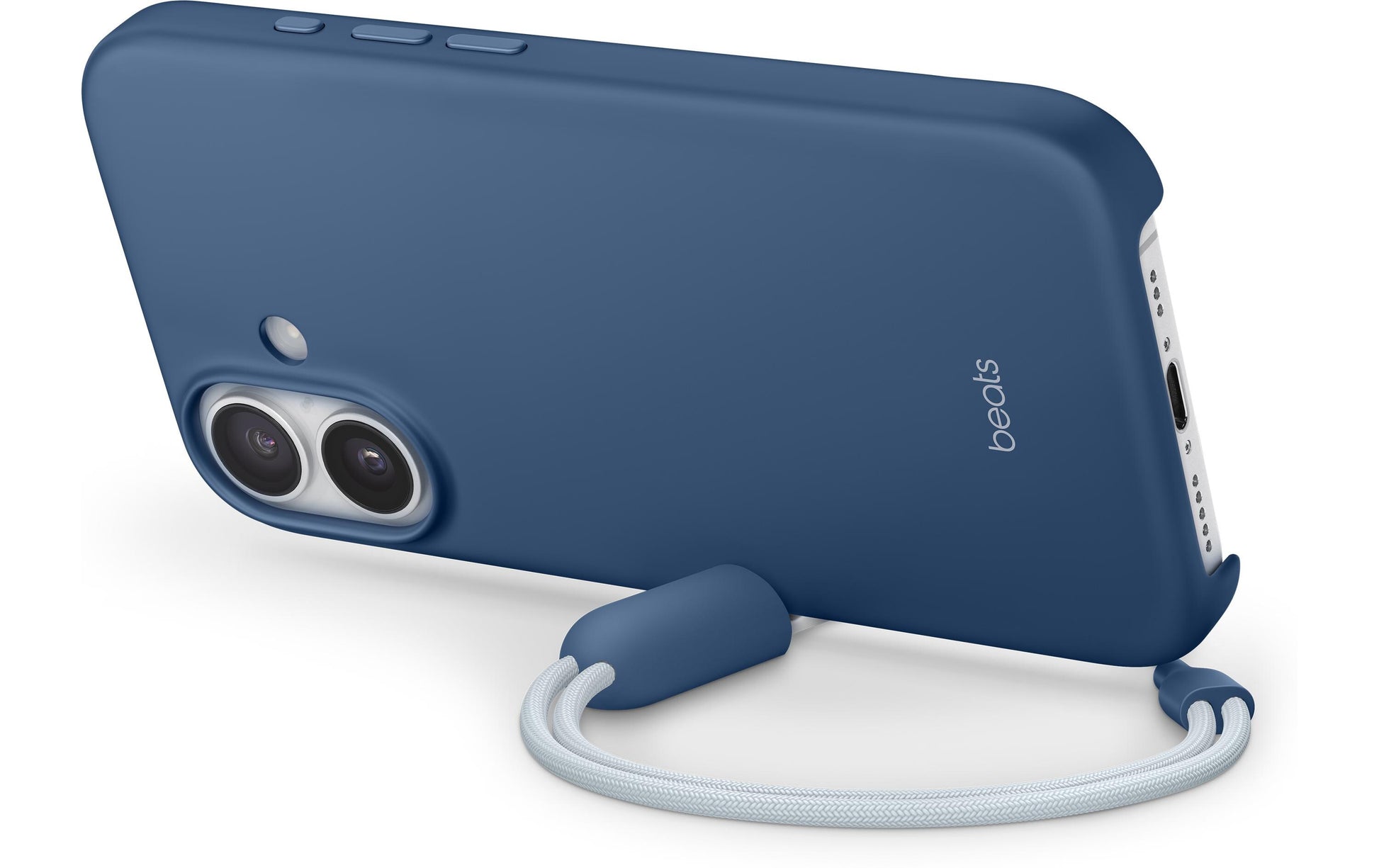 Apple Backcover – für Apple iPhone 17, MagSafe, mit Ständer, Mikrofaser+PC, Bedrock Blue