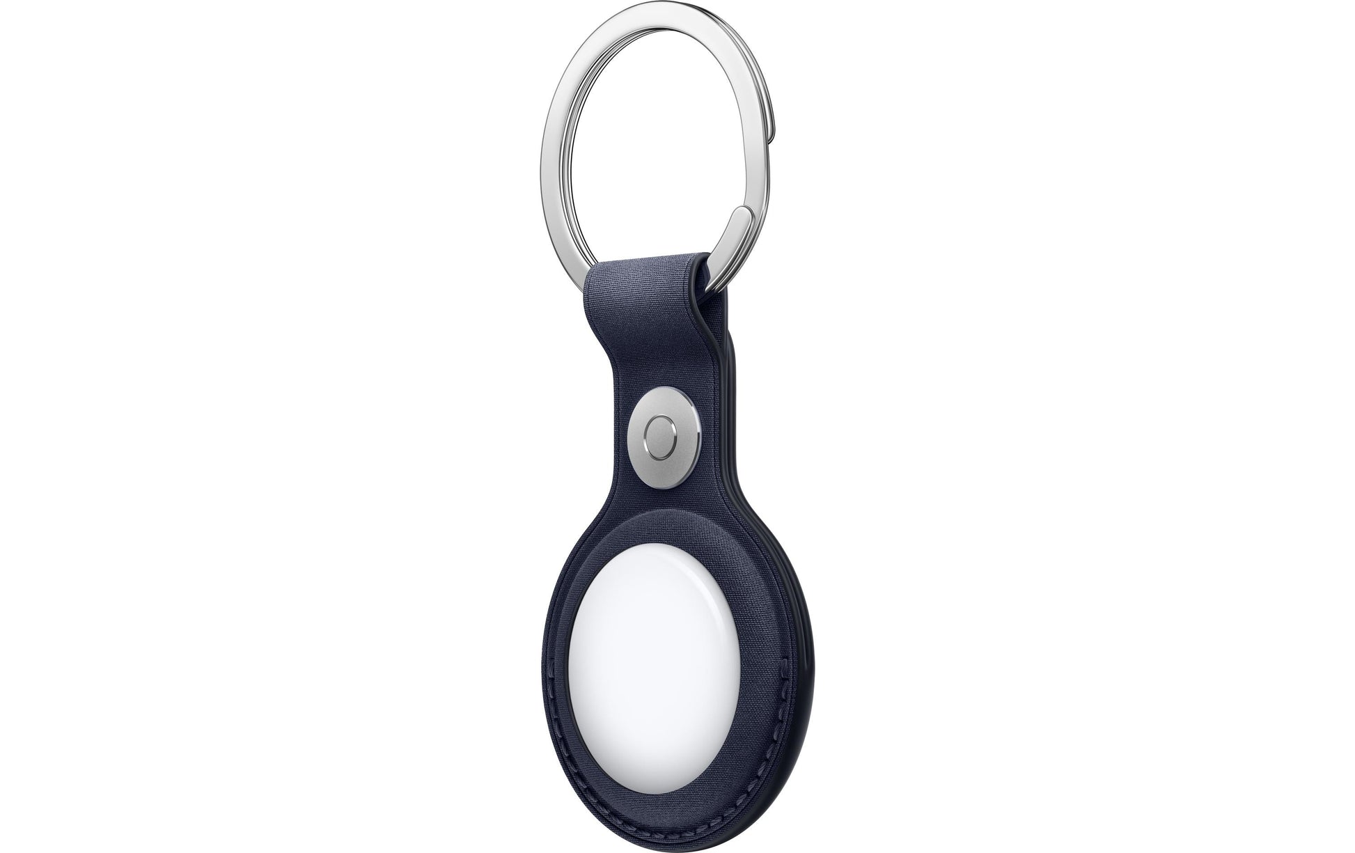 Apple AirTag Schlüsselanhänger Feingewebe – Mikro-Twill/Edelstahl, Navy