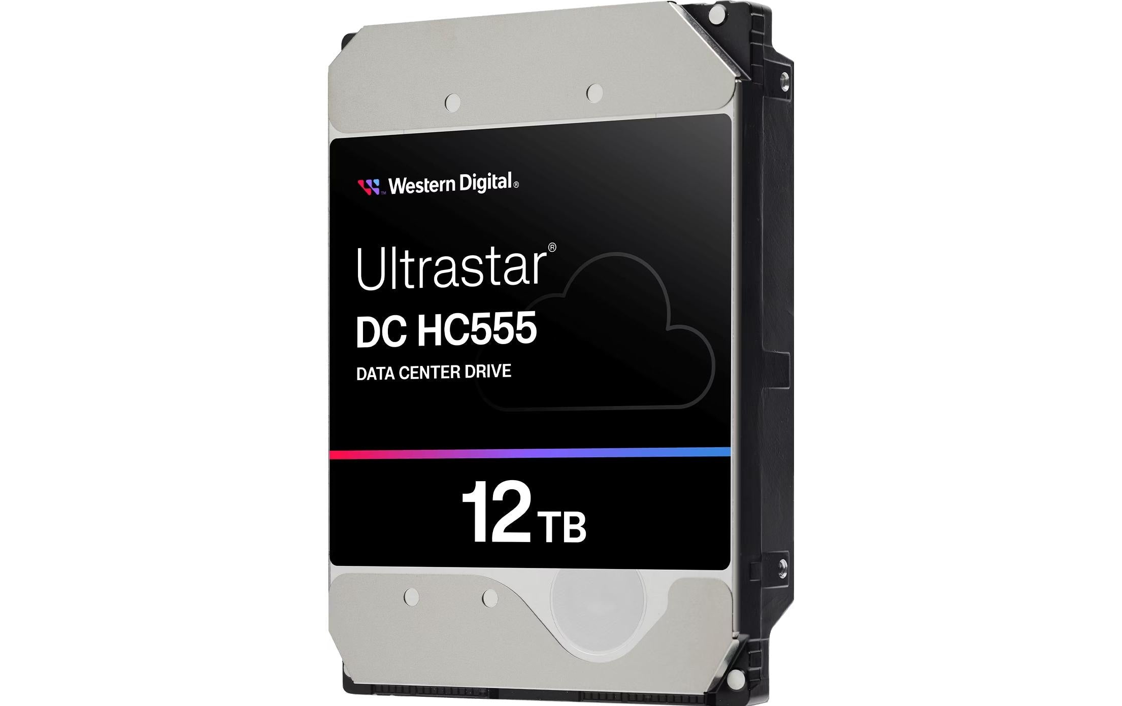Western Digital Ultrastar DC HC555 – 12 TB, 3,5", SATA, 7200 U/min, 512 MB Cache, 512e