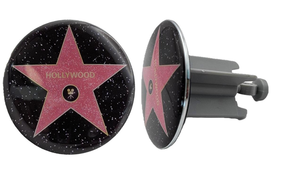 Diaqua Universalstopfen Walk of Fame – Ø6,3 cm, Messing/Kunststoff, Grau, für 6,5–8,9 cm