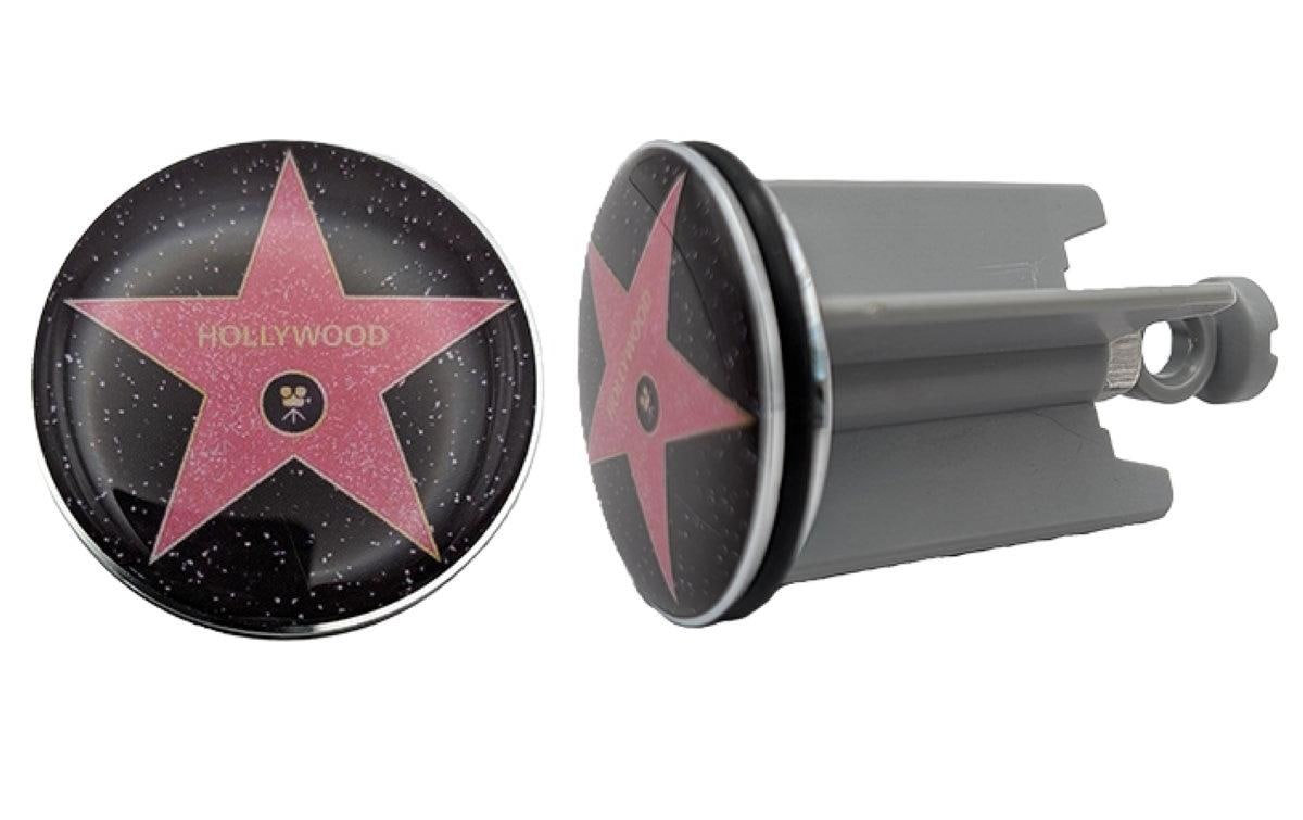 Diaqua Universalstopfen Walk of Fame – Ø4 cm, Messing/Kunststoff, Grau