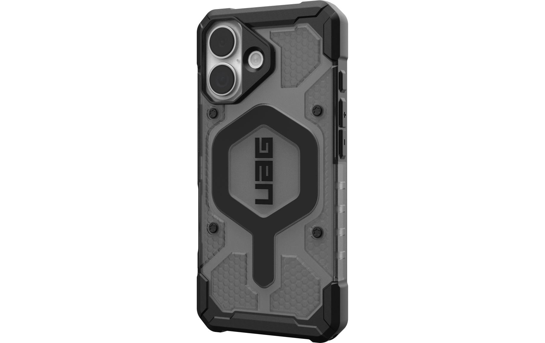 Urban Armor Gear Backcover Pathfinder MS – für Apple iPhone 17 – Asche/Schwarz – TPU – MagSafe-kompatibel