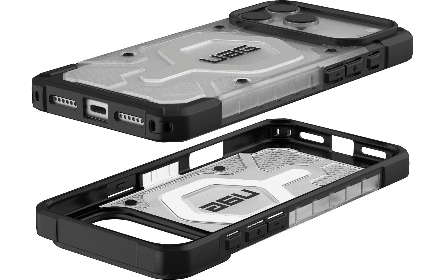 Urban Armor Gear Backcover – für Apple iPhone 17 Pro Max – silber/transparent – TPU – MagSafe-kompatibel