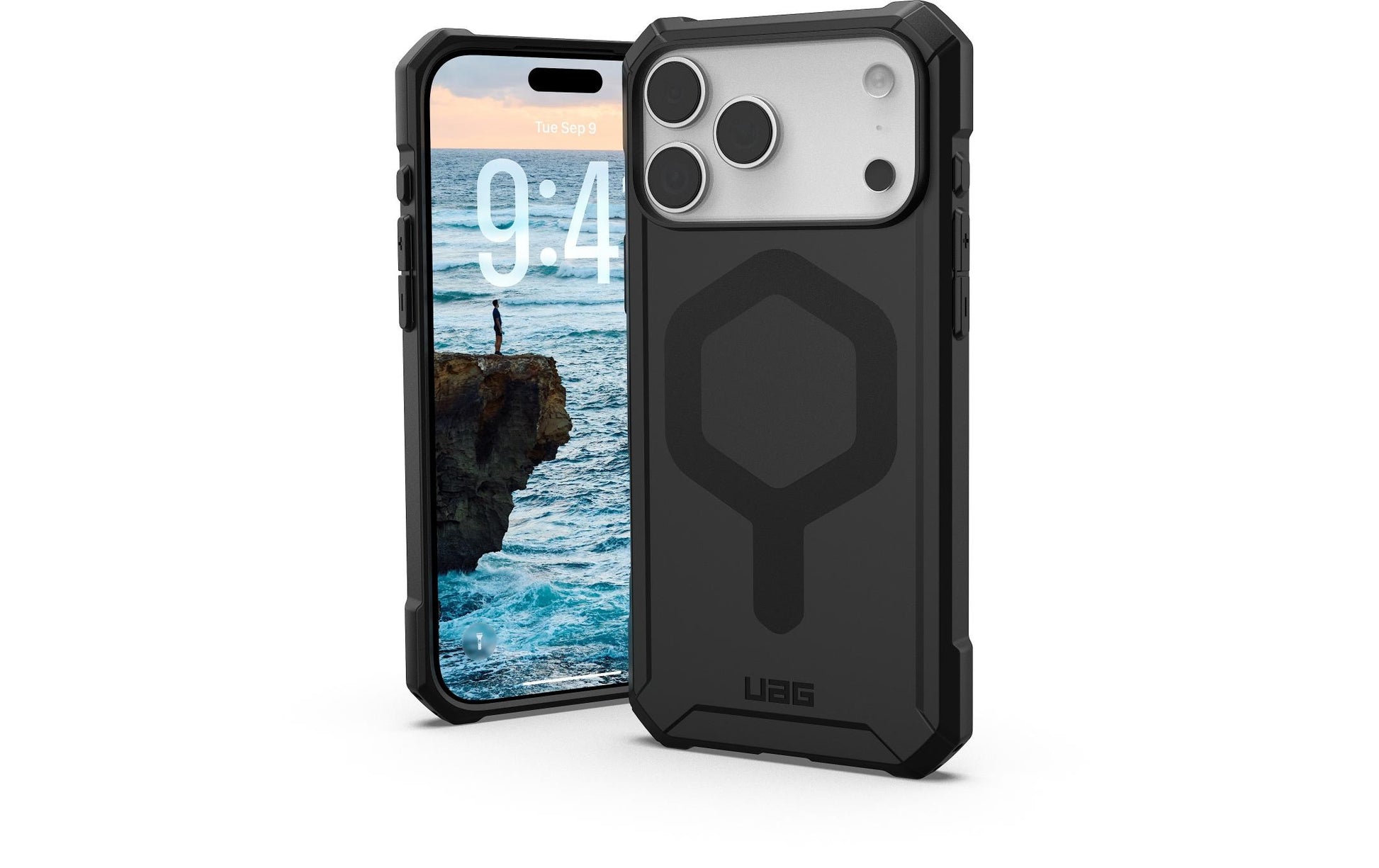Urban Armor Gear UAG – Essential Armor MS Backcover – für Apple iPhone 17 Pro Max – schwarz