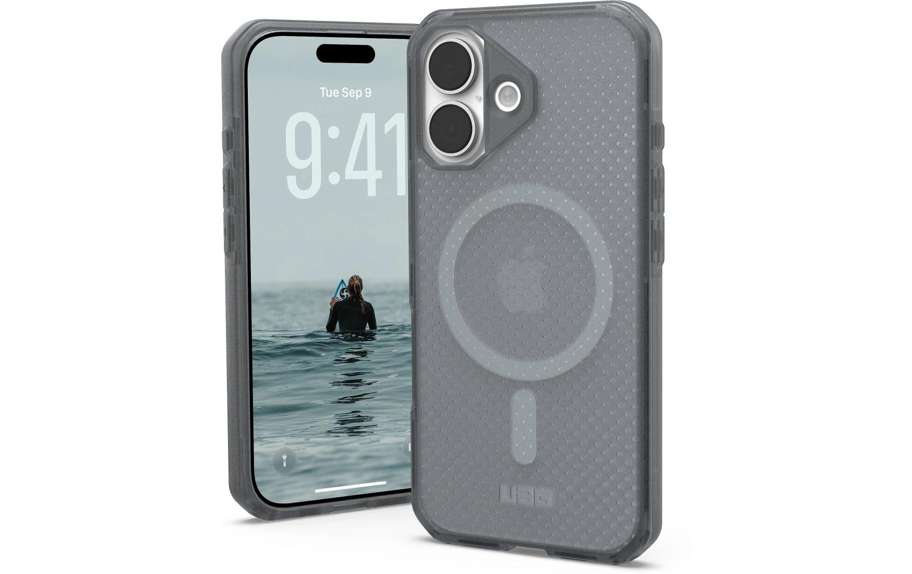 Urban Armor Gear UAG – Backcover Dot MS – für Apple iPhone 17 – grau – TPU, MagSafe-kompatibel