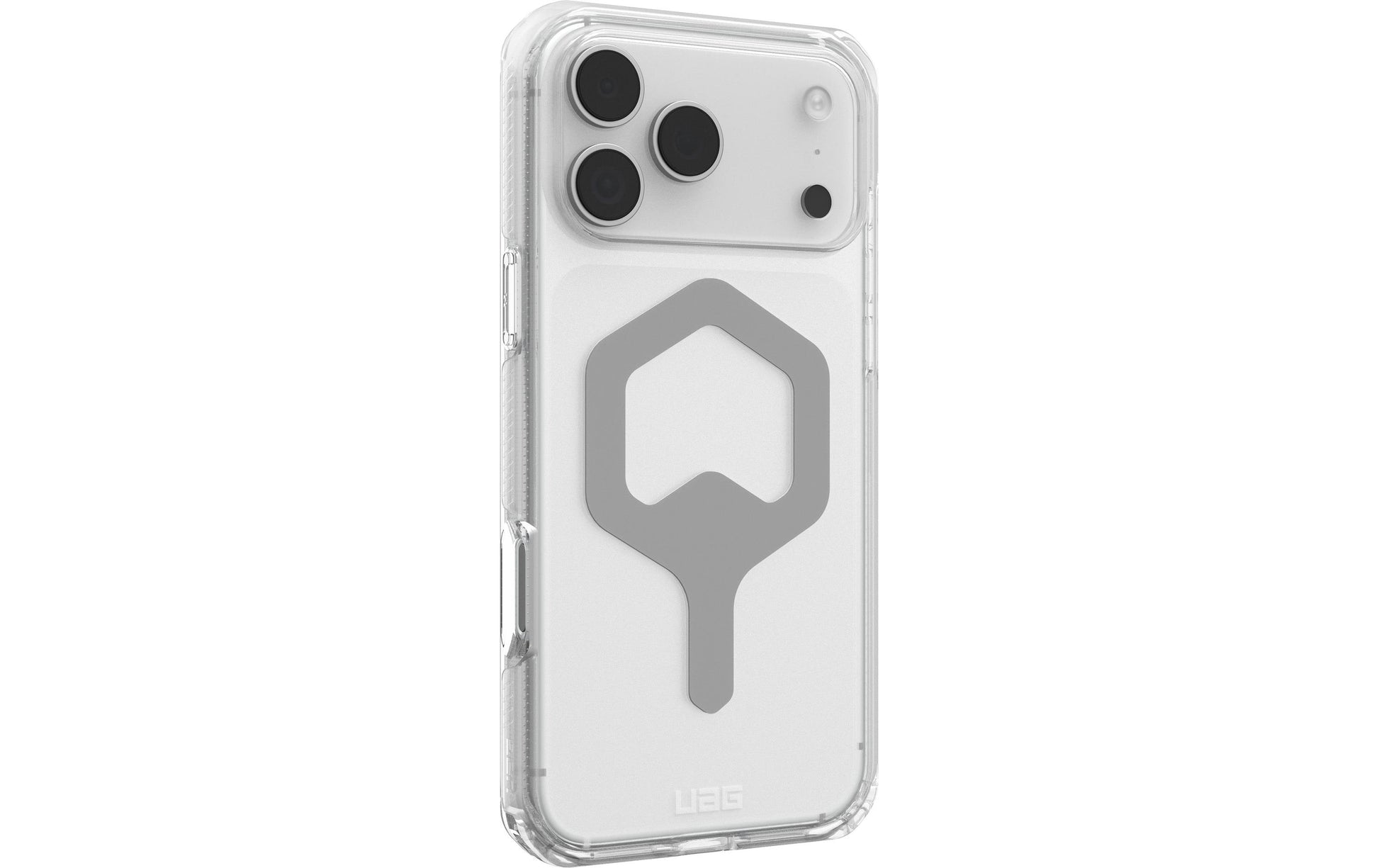 Urban Armor Gear Backcover Plyo – für Apple iPhone 17 Pro Max – Ice/Silber – TPU/PC – MagSafe-kompatibel