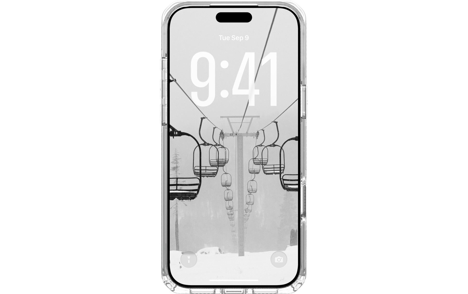 Urban Armor Gear Backcover Plyo – für Apple iPhone 17 Pro Max – Ice/Silber – TPU/PC – MagSafe-kompatibel