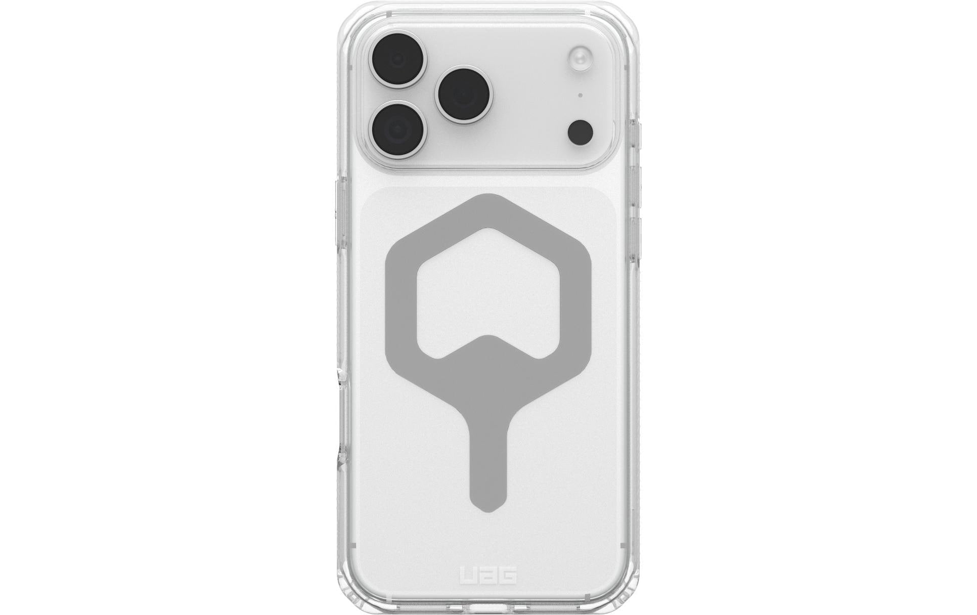 Urban Armor Gear Backcover Plyo – für Apple iPhone 17 Pro Max – Ice/Silber – TPU/PC – MagSafe-kompatibel