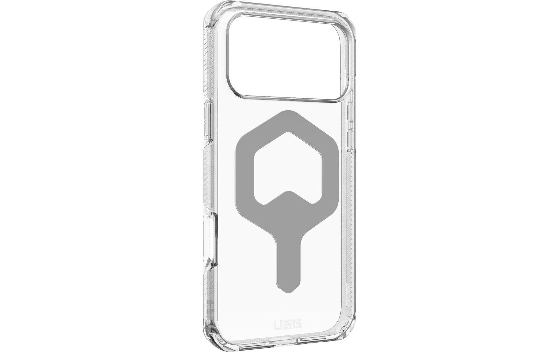 Urban Armor Gear Backcover Plyo – für Apple iPhone 17 Pro Max – Ice/Silber – TPU/PC – MagSafe-kompatibel