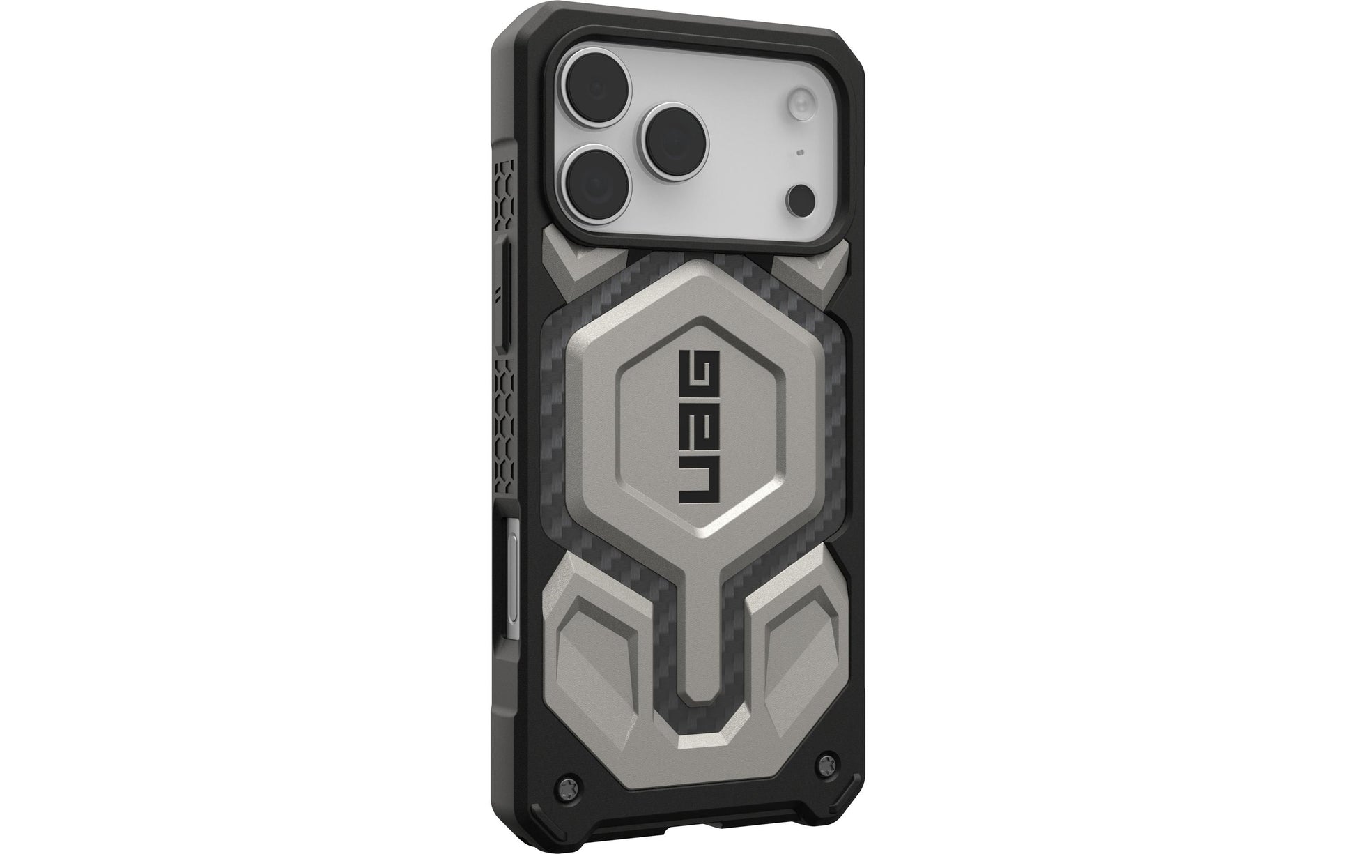 Urban Armor Gear UAG – Monarch Pro Backcover – für Apple iPhone 17 Pro Max – grau/schwarz – PC