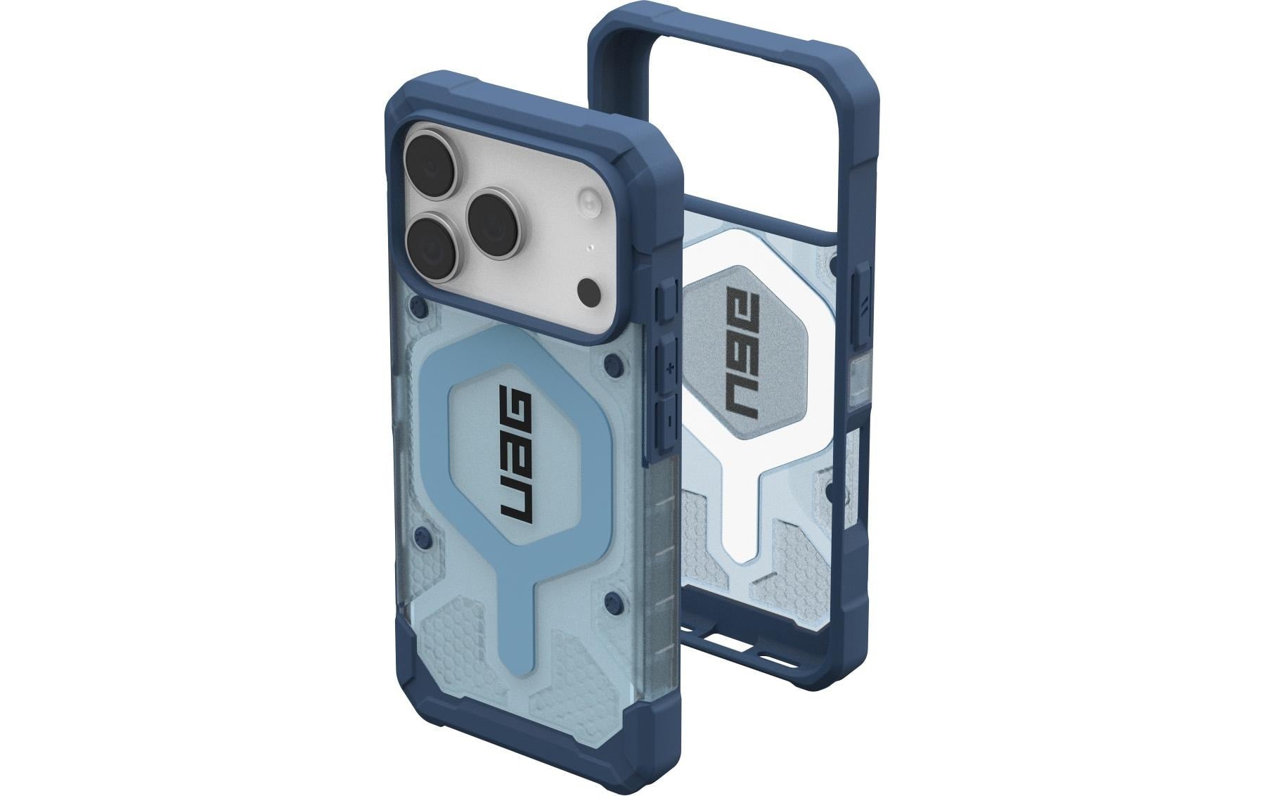 Urban Armor Gear UAG – Pathfinder MS Halsband-Hülle – für Apple iPhone 17 Pro Max – blau/hellblau – TPU, mit Kordel