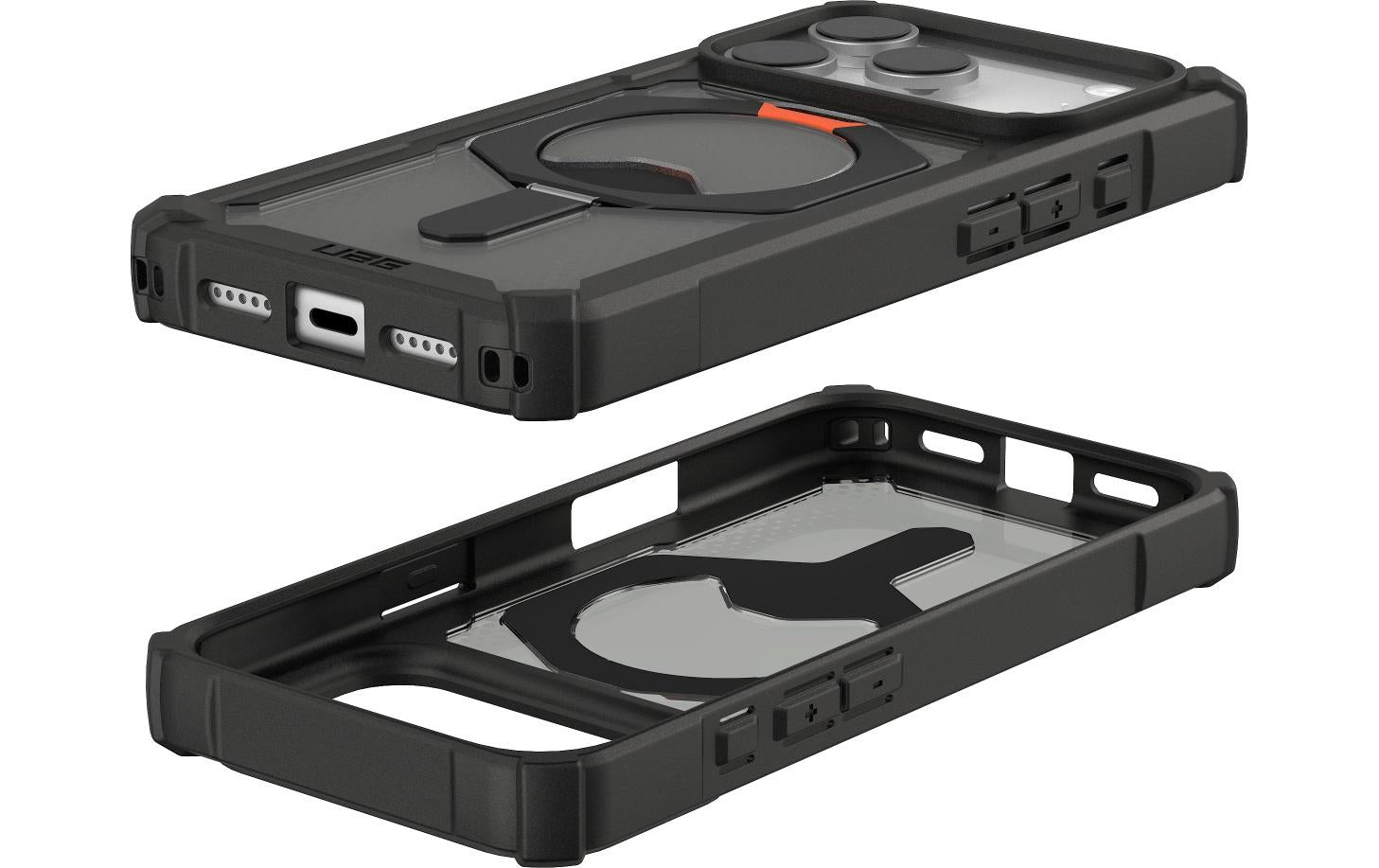 Urban Armor Gear UAG – Backcover Plasma XTE MS Kickstand Pro – für Apple iPhone 17 Pro – schwarz