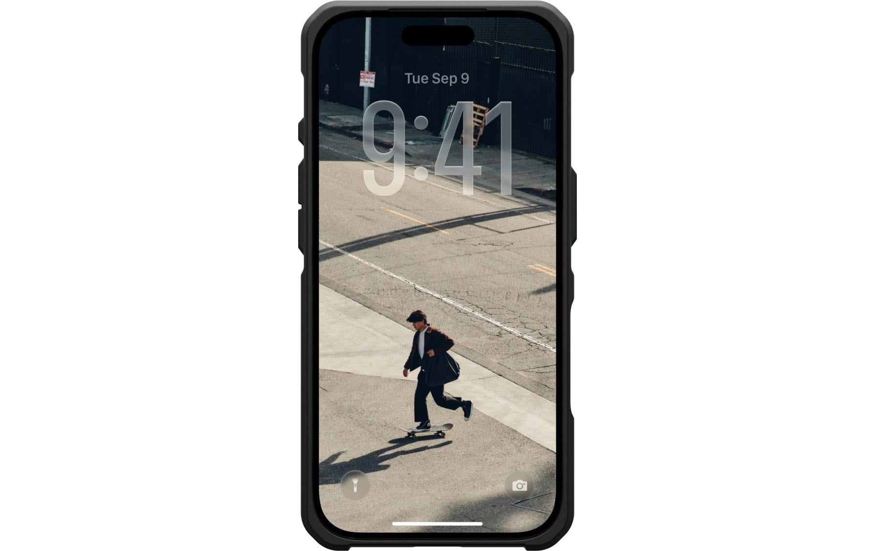 Urban Armor Gear UAG Metropolis LT MS Pro Rückcover – für Apple iPhone 17 Pro – PU, Kevlar Mallard, bis 4 m Sturzsicherung
