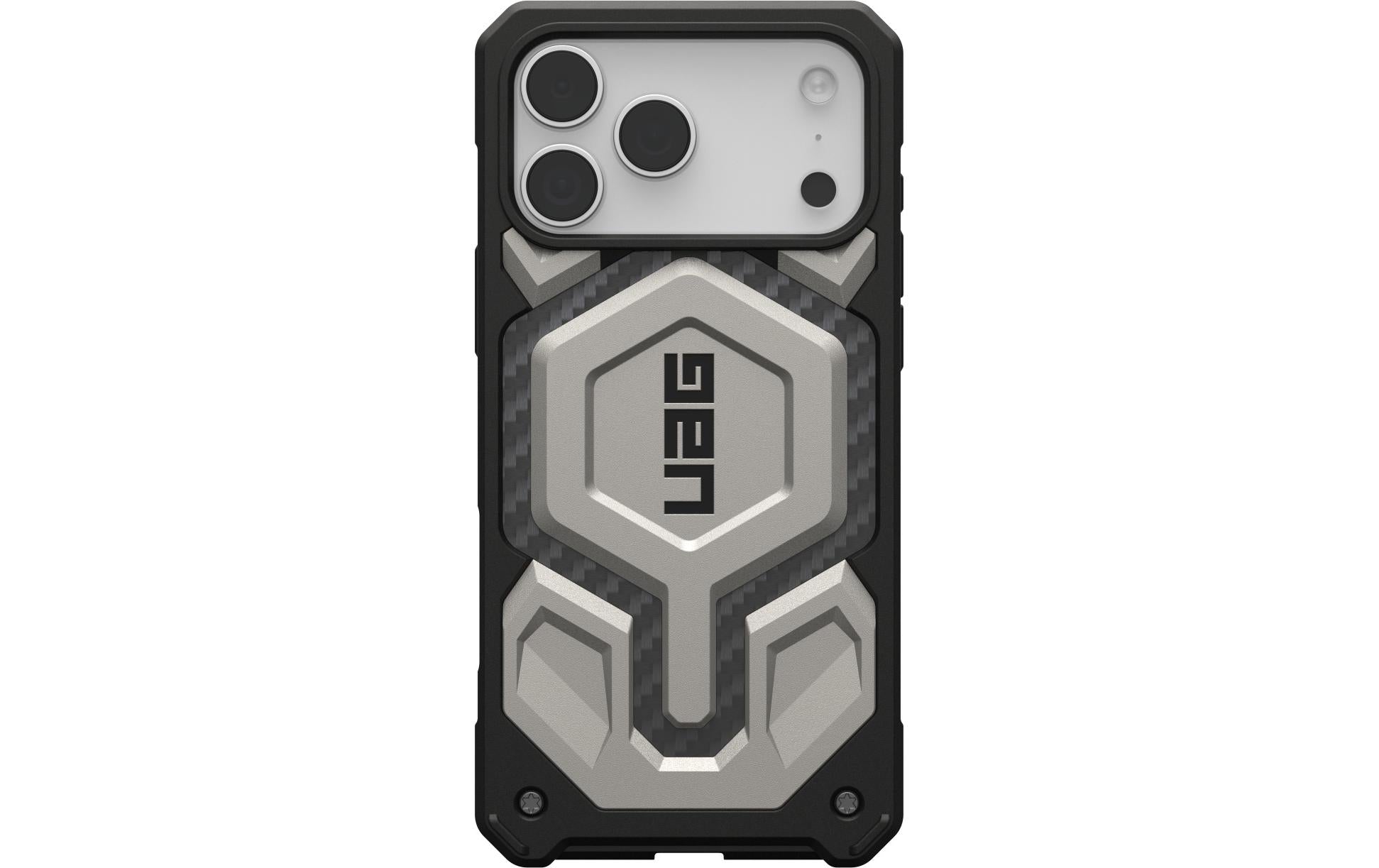 Urban Armor Gear UAG – Monarch Pro Backcover – für Apple iPhone 17 Pro Max – grau/schwarz – PC