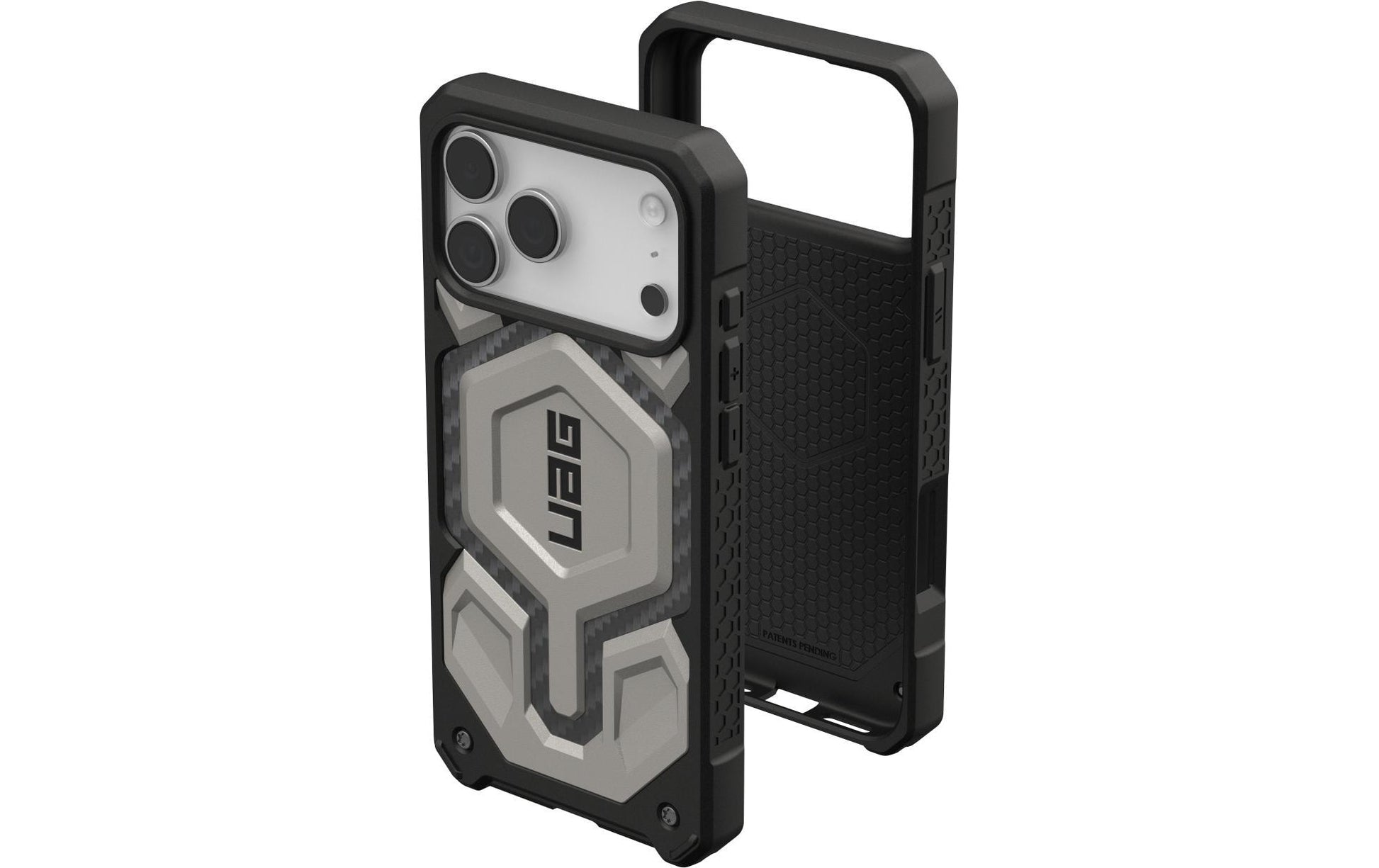 Urban Armor Gear UAG – Monarch Pro Backcover – für Apple iPhone 17 Pro Max – grau/schwarz – PC