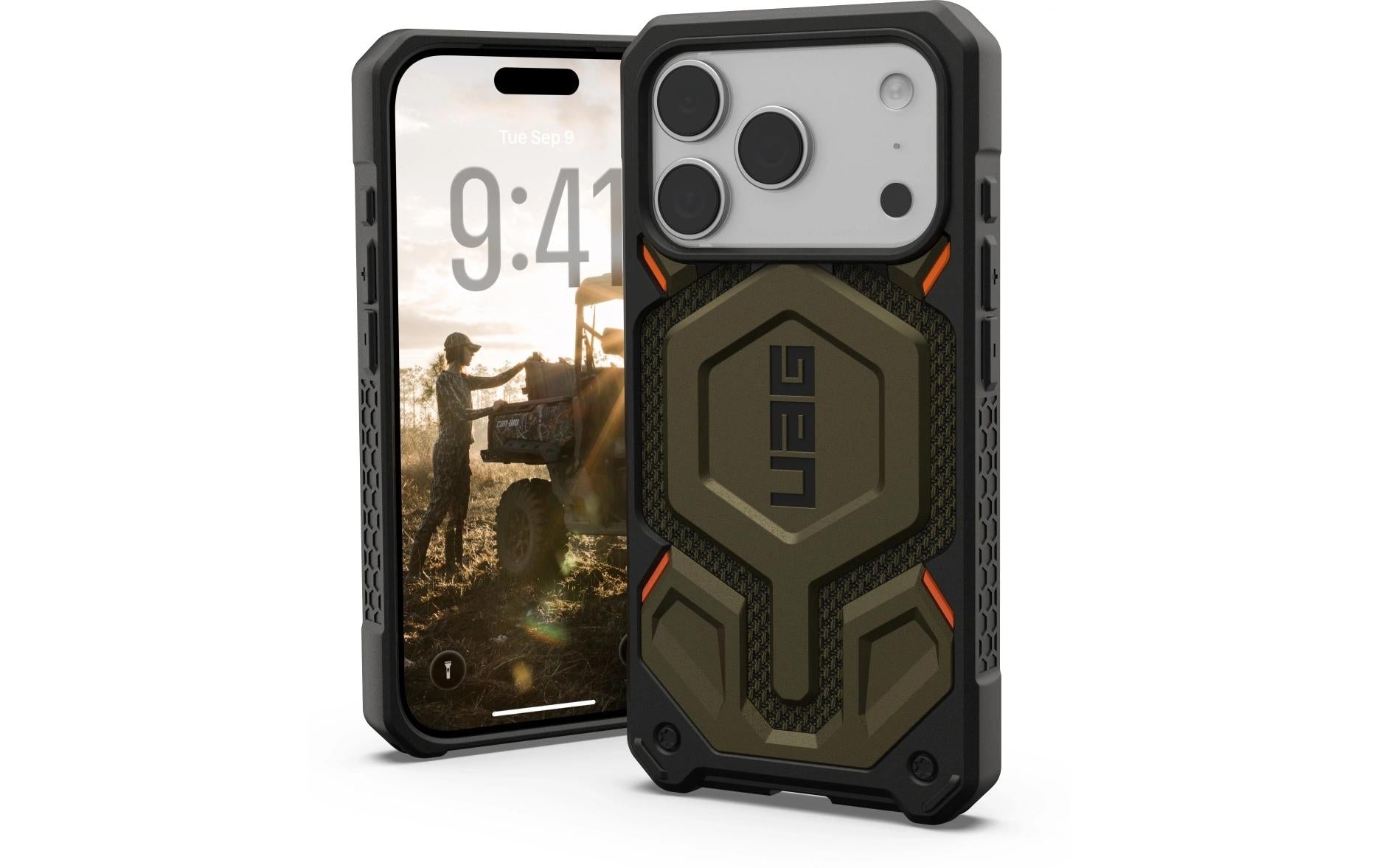 Urban Armor Gear UAG – Monarch Pro Backcover – für Apple iPhone 17 Pro – grün – PC – fallsicher