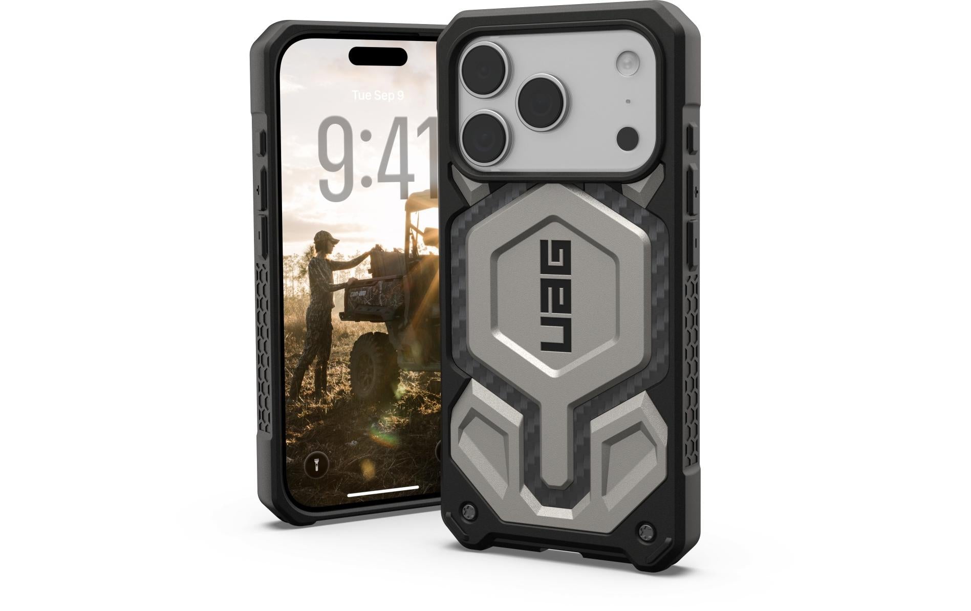 Urban Armor Gear UAG – Monarch Pro Backcover – für Apple iPhone 17 Pro – grau – PC