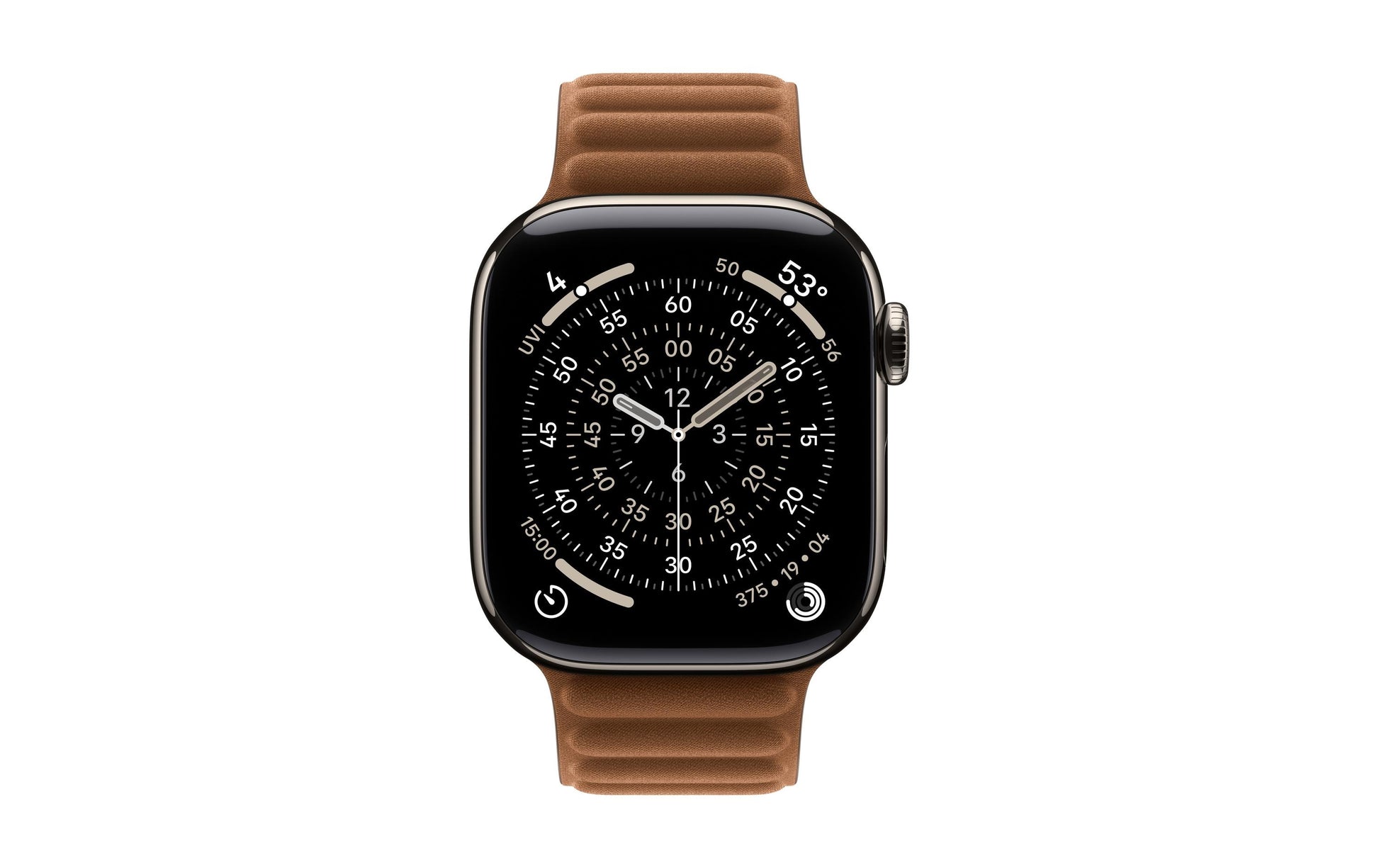 Apple Armband mit Magnetverschluss – Karamell, S/M, für Apple Watch 38–42 mm