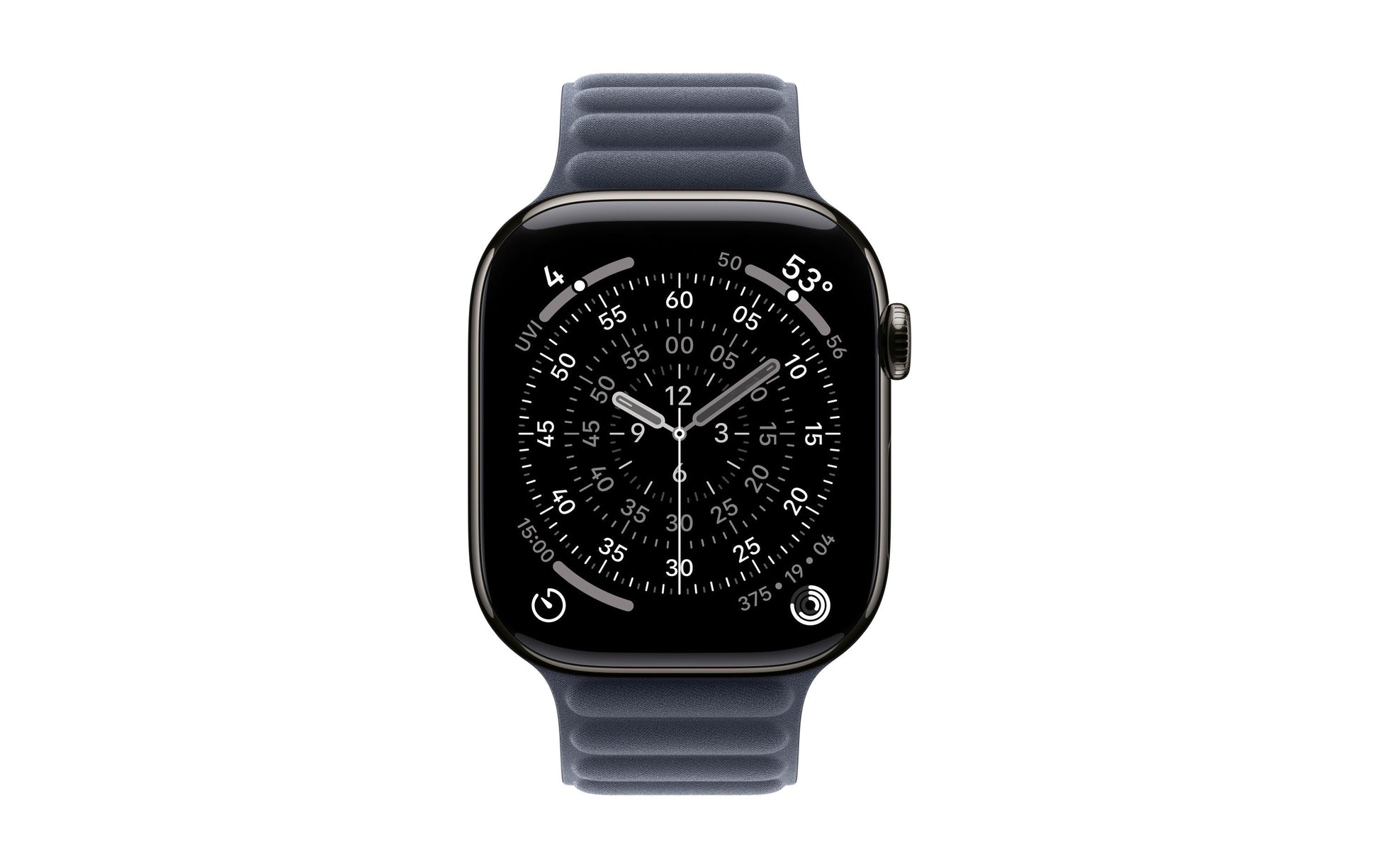 Apple Magnetic Link – Armband – für Apple Watch 46 mm, Blau, M/L, Polyester