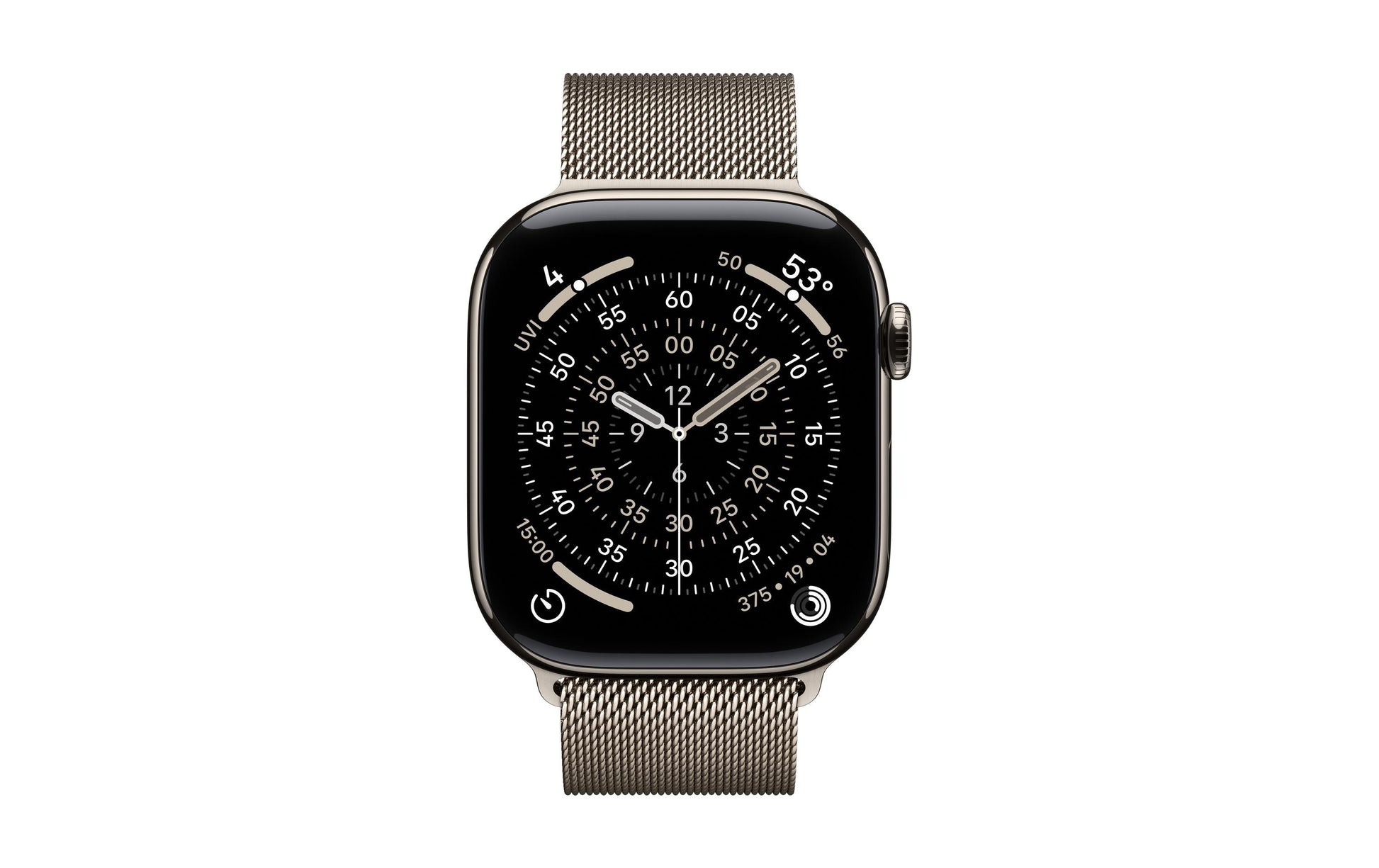 Apple Milanese Loop – Armband – für Apple Watch 46 mm, Grau, S/M