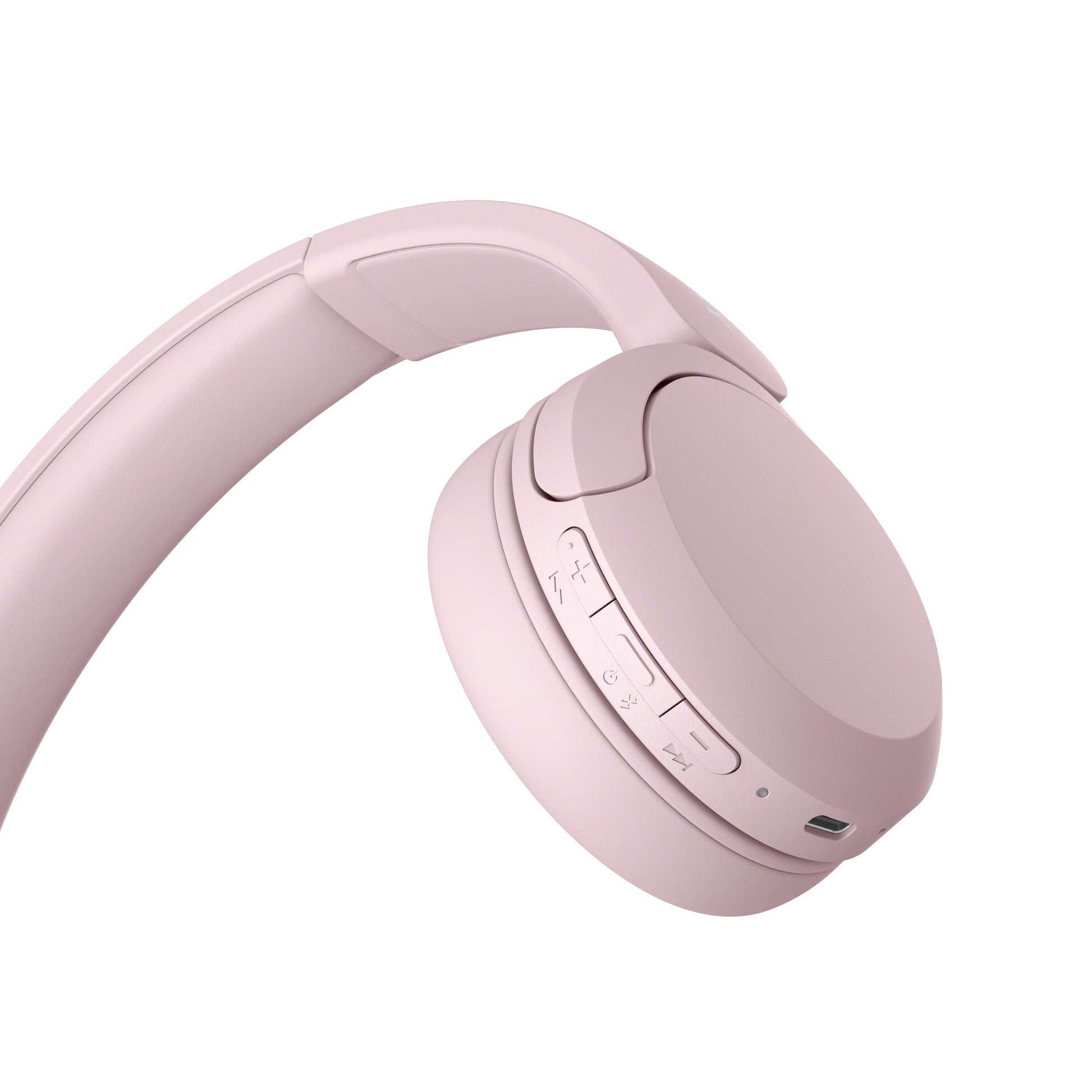 Sony WH-CH520 – Duo Headset, On-Ear – Bluetooth – geschlossen, USB-C – Pink – für Google Assistant – bis 40 h