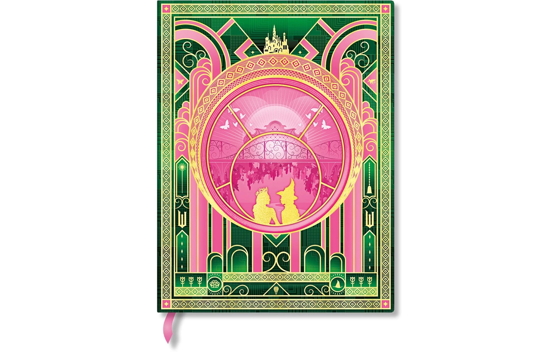 Paperblanks Notizbuch, liniert, Fadenheftung/Leimbindung, Hardcover, 144 Seiten – Magie Wicked