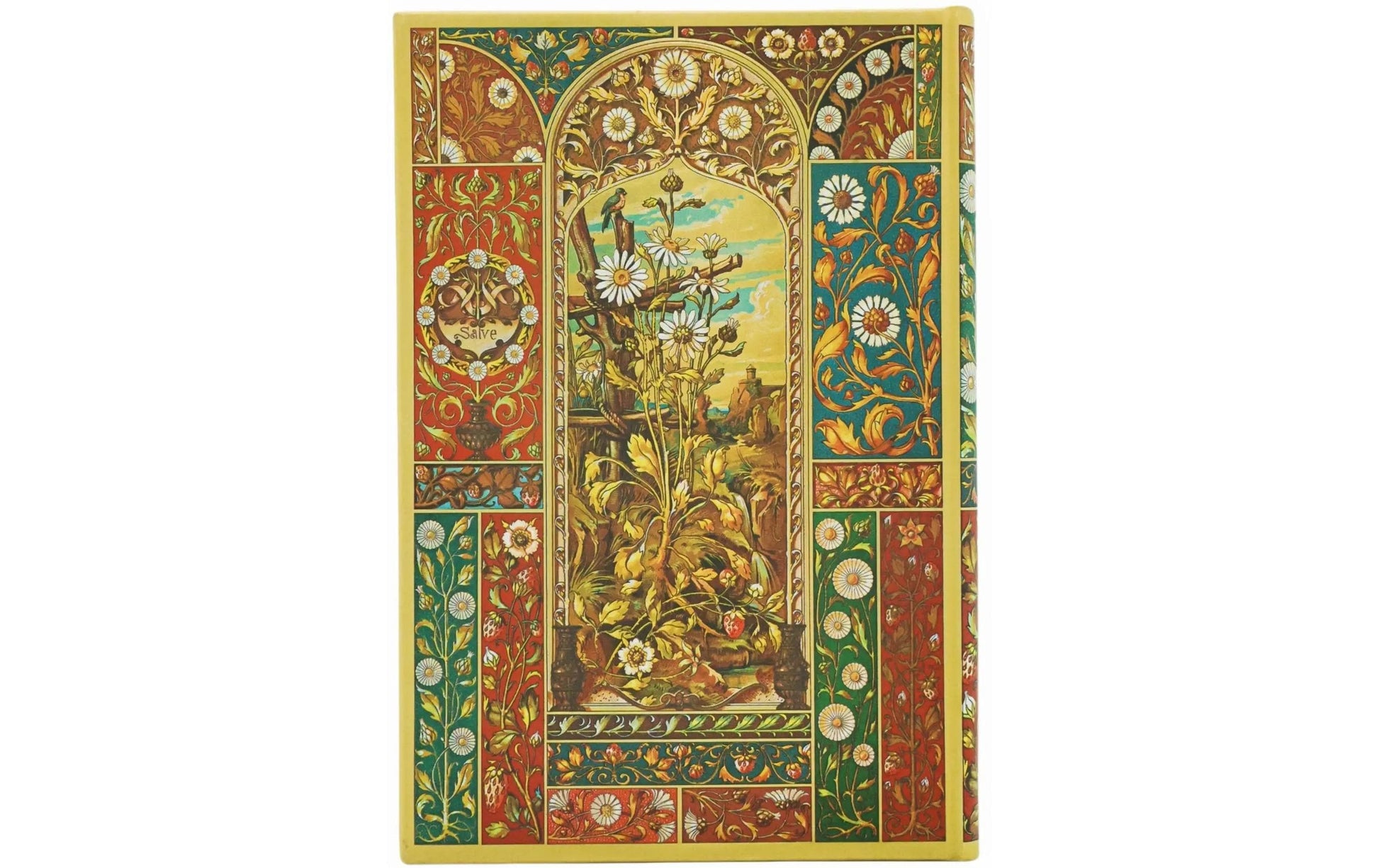 Paperblanks Notizbuch, liniert, Fadenheftung, Hardcover, 144 Seiten, 85 g/m² – mehrfarbig, Wiener Früchte