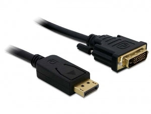 DeLOCK DisplayPort auf DVI-D Kabel DP 1.1 1920×1200 60 Hz – 5 m