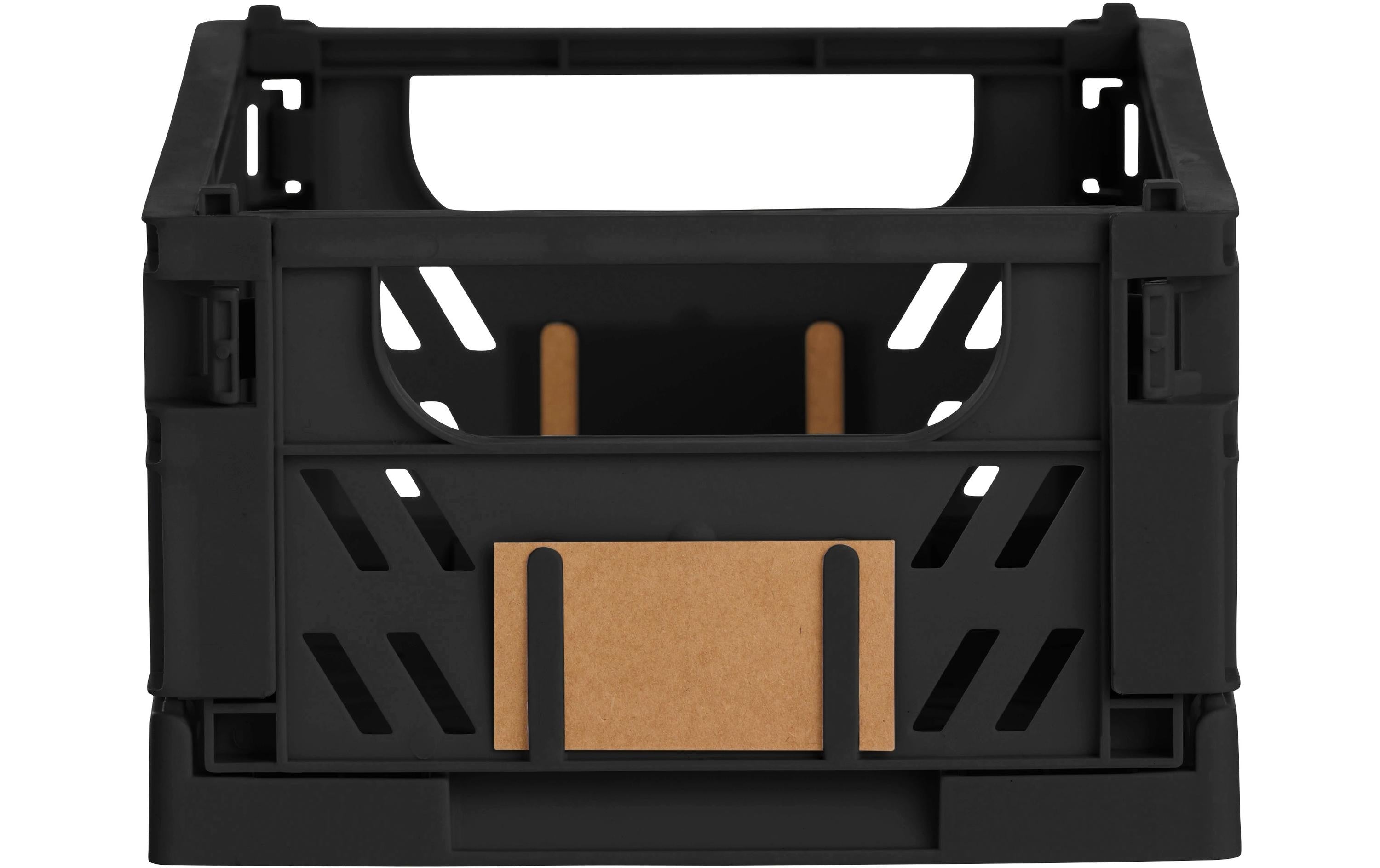 Schou Aufbewahrungsbox – Kunststoff – Schwarz – 250 × 100 × 165 mm
