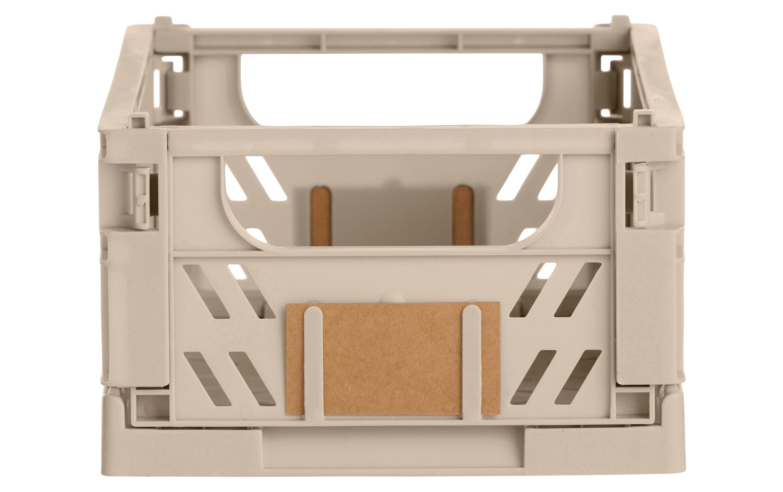Schou Aufbewahrungsbox 1,2 l – Kunststoff – Taupe – 170 × 70 × 125 mm