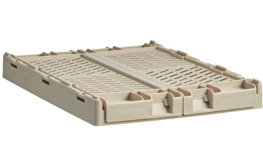 Schou Aufbewahrungsbox 1,2 l – Kunststoff – Taupe – 170 × 70 × 125 mm