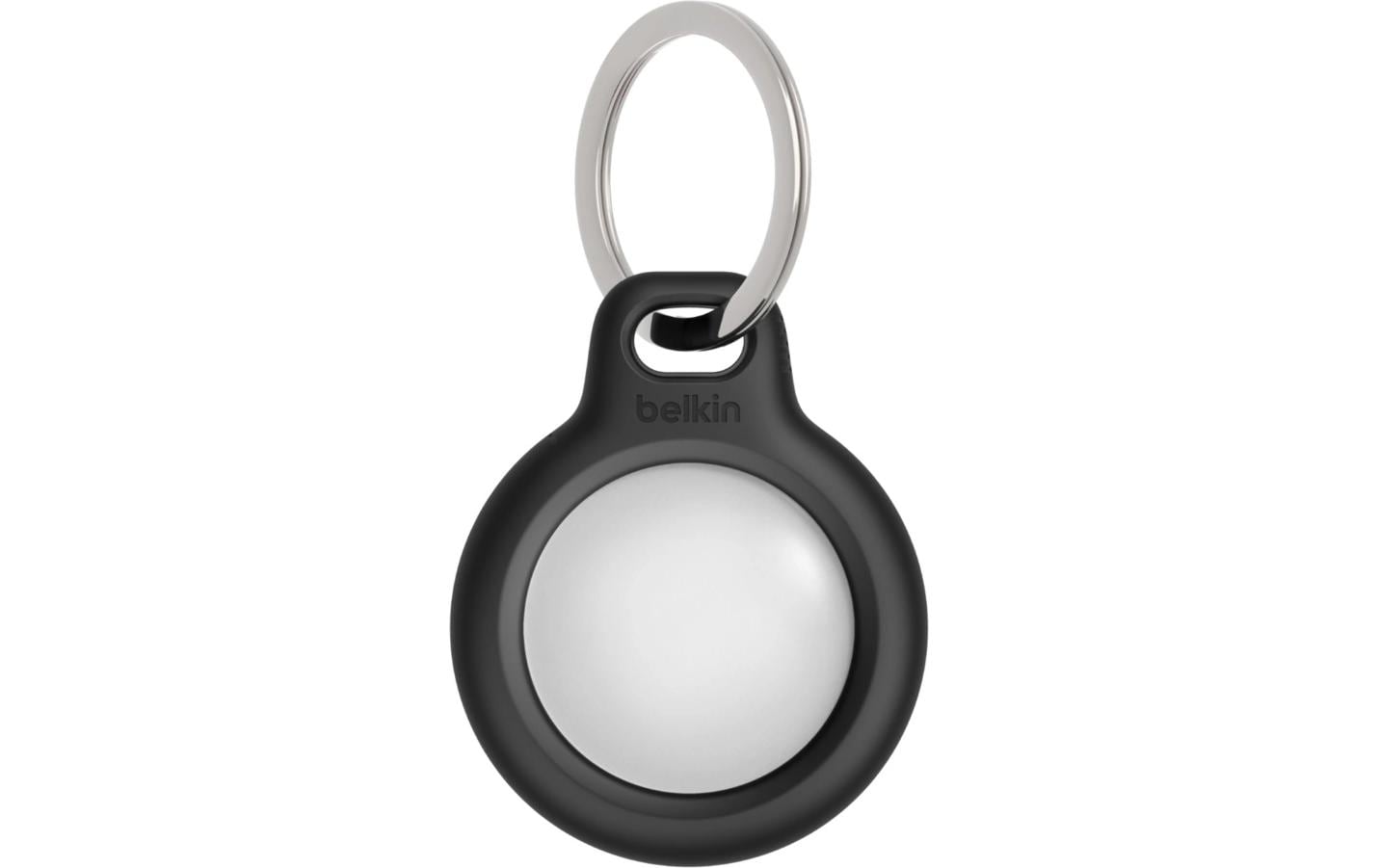 Belkin Schlüsselanhänger – schwarz, mit Ring, 4 Stk. – für Apple AirTag