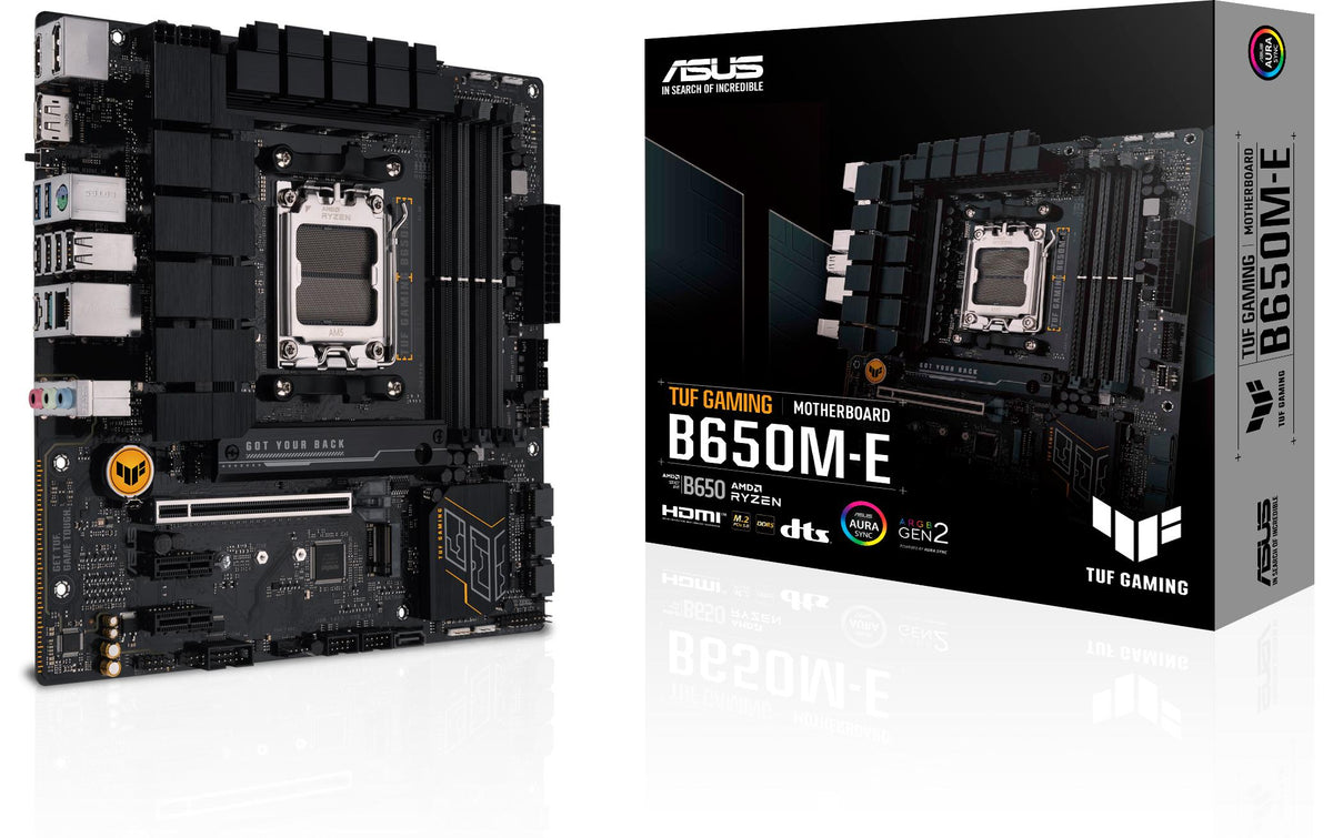 ASUS TUF GAMING B650M-E – Mainboard – AM5, AMD B650, mATX, DDR5
