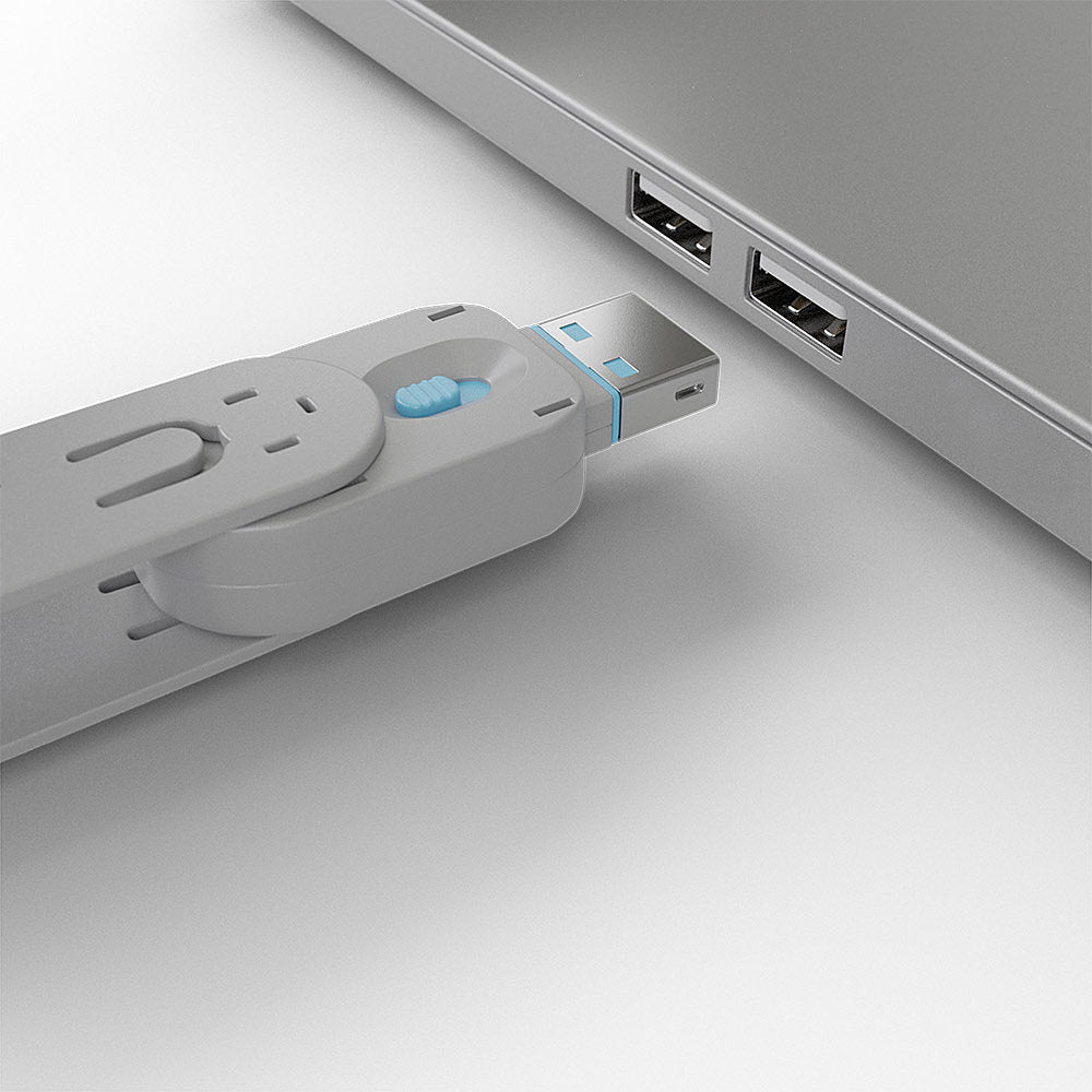 Lindy USB-Schloss – Blau