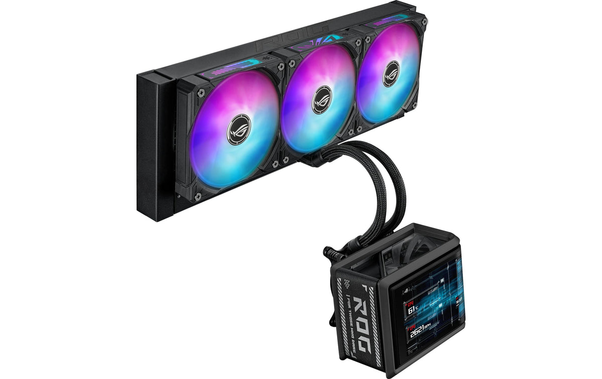ASUS ROG RYUO IV SLC 360 ARGB – AIO-Kühler – 360 mm, AMOLED-Display, für LGA 1700, LGA 1851, AM4 und andere